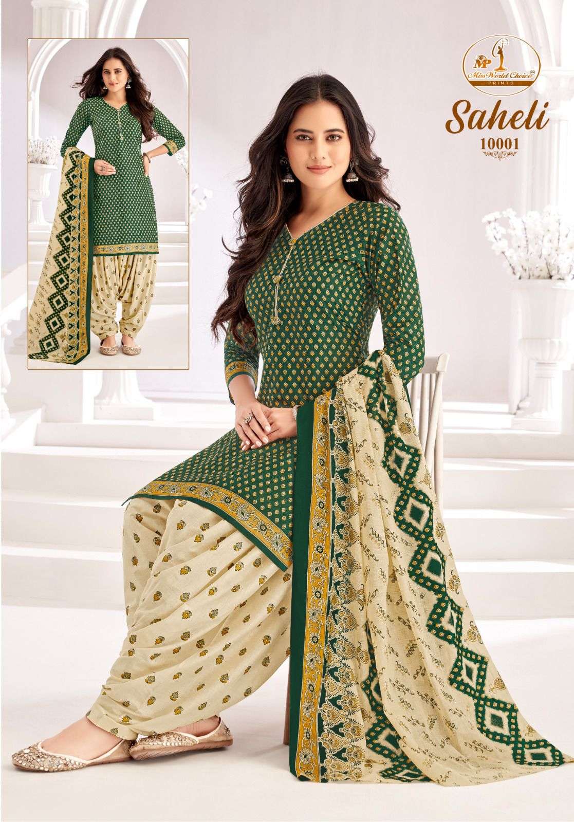 MISS WORLD CHOICE SAHELI VOL 10 COTTON PRINTED PATIYALA SALWAR SUIT