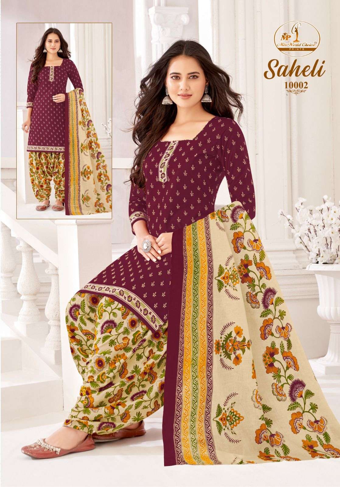 MISS WORLD CHOICE SAHELI VOL 10 COTTON PRINTED PATIYALA SALWAR SUIT