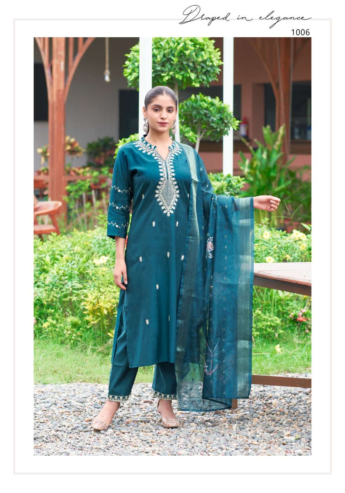 MYSTIC 9 DIYA VOL 1 FANCY LOOK DESIGNER LADIES KURTI COMBO SET 