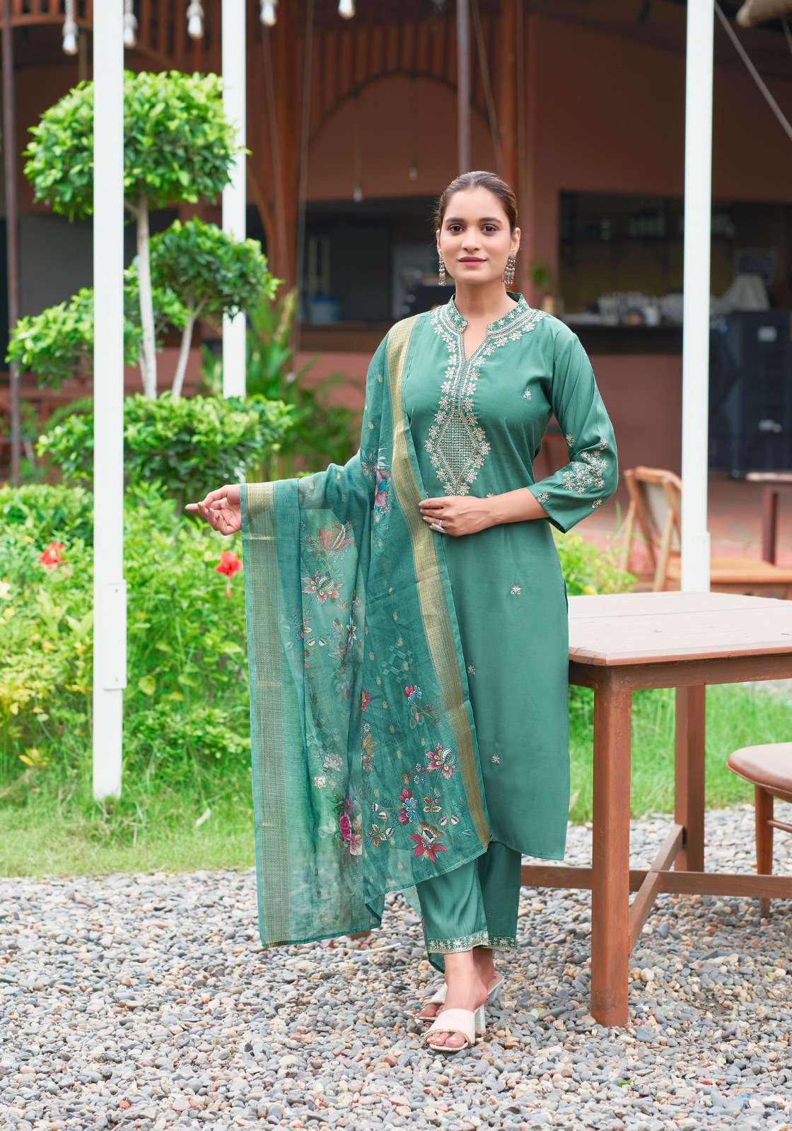 MYSTIC 9 DIYA VOL 1 FANCY LOOK DESIGNER LADIES KURTI COMBO SET 