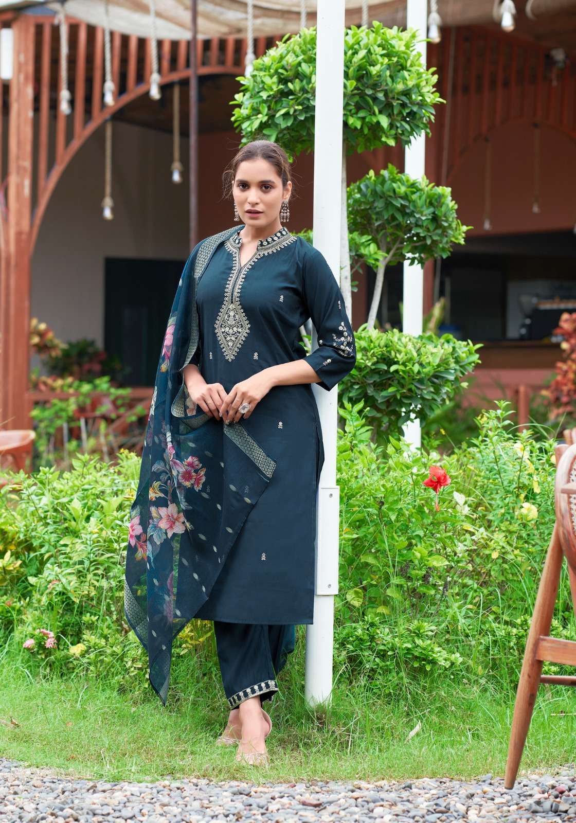 MYSTIC 9 DIYA VOL 1 FANCY LOOK DESIGNER LADIES KURTI COMBO SET 