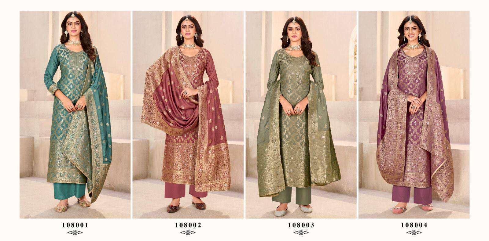 NAARI GULSHAN PASHMINA JACQUARD DESIGNER SUIT