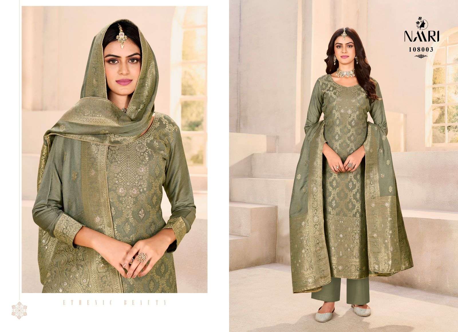 NAARI GULSHAN PASHMINA JACQUARD DESIGNER SUIT