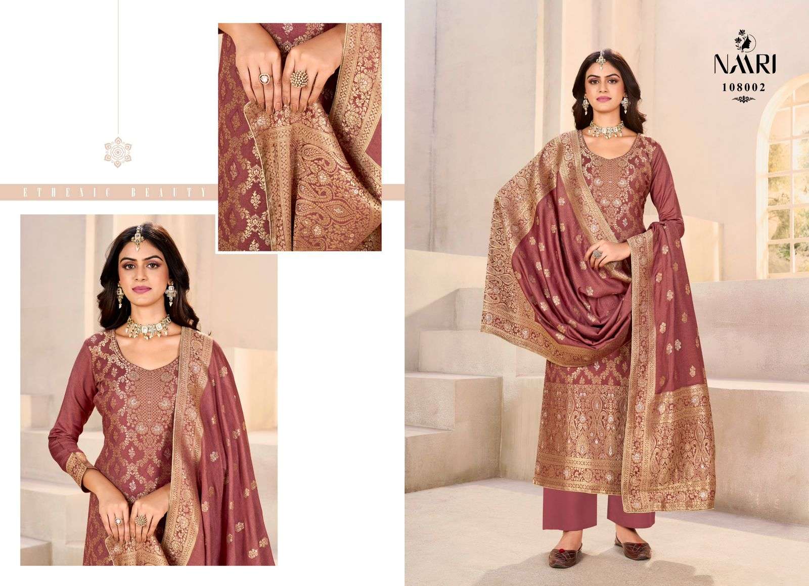 NAARI GULSHAN PASHMINA JACQUARD DESIGNER SUIT
