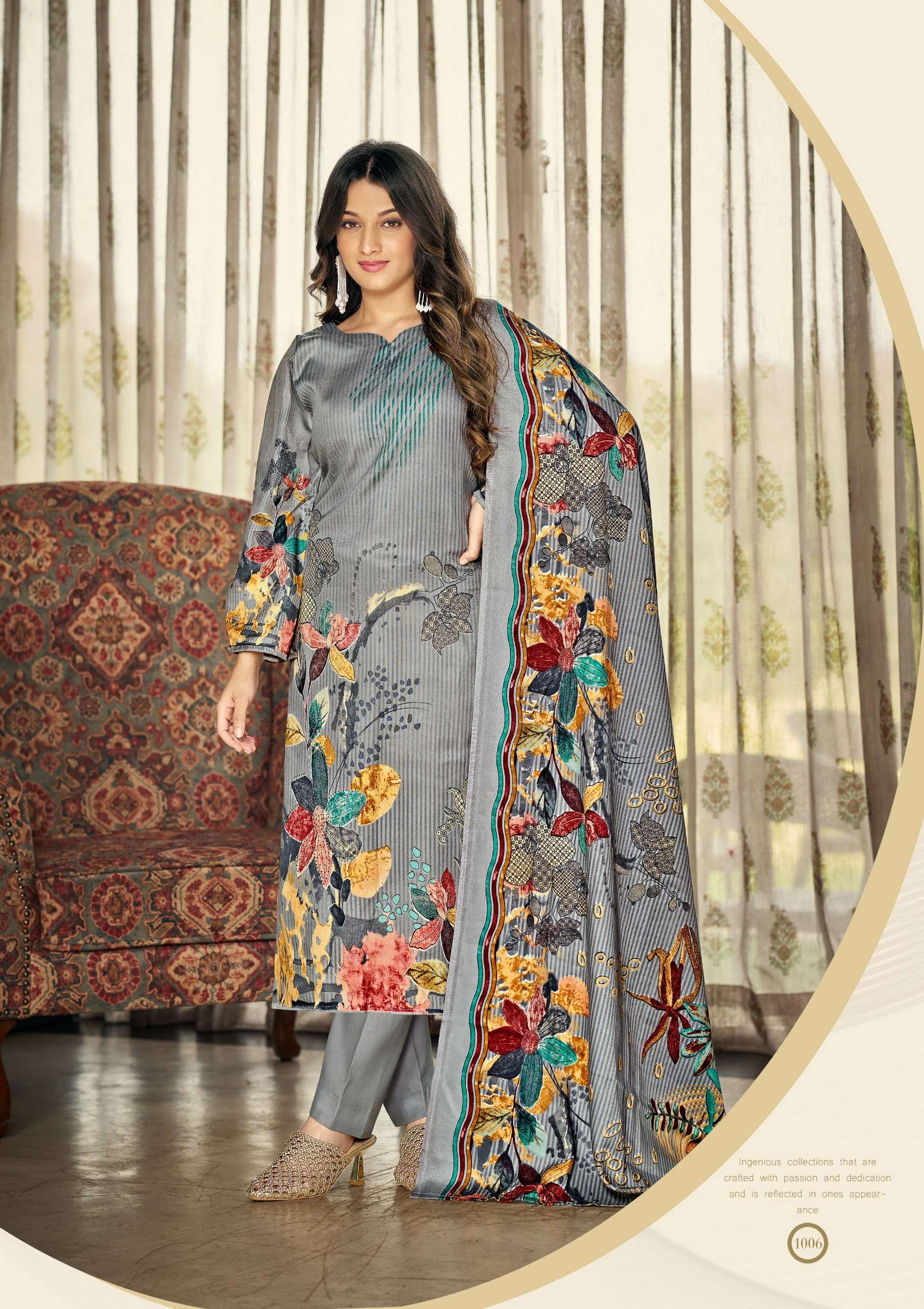 ROLI MOLI CREATION JASMEEN PASHMINA DIGITAL PRINT SUIT