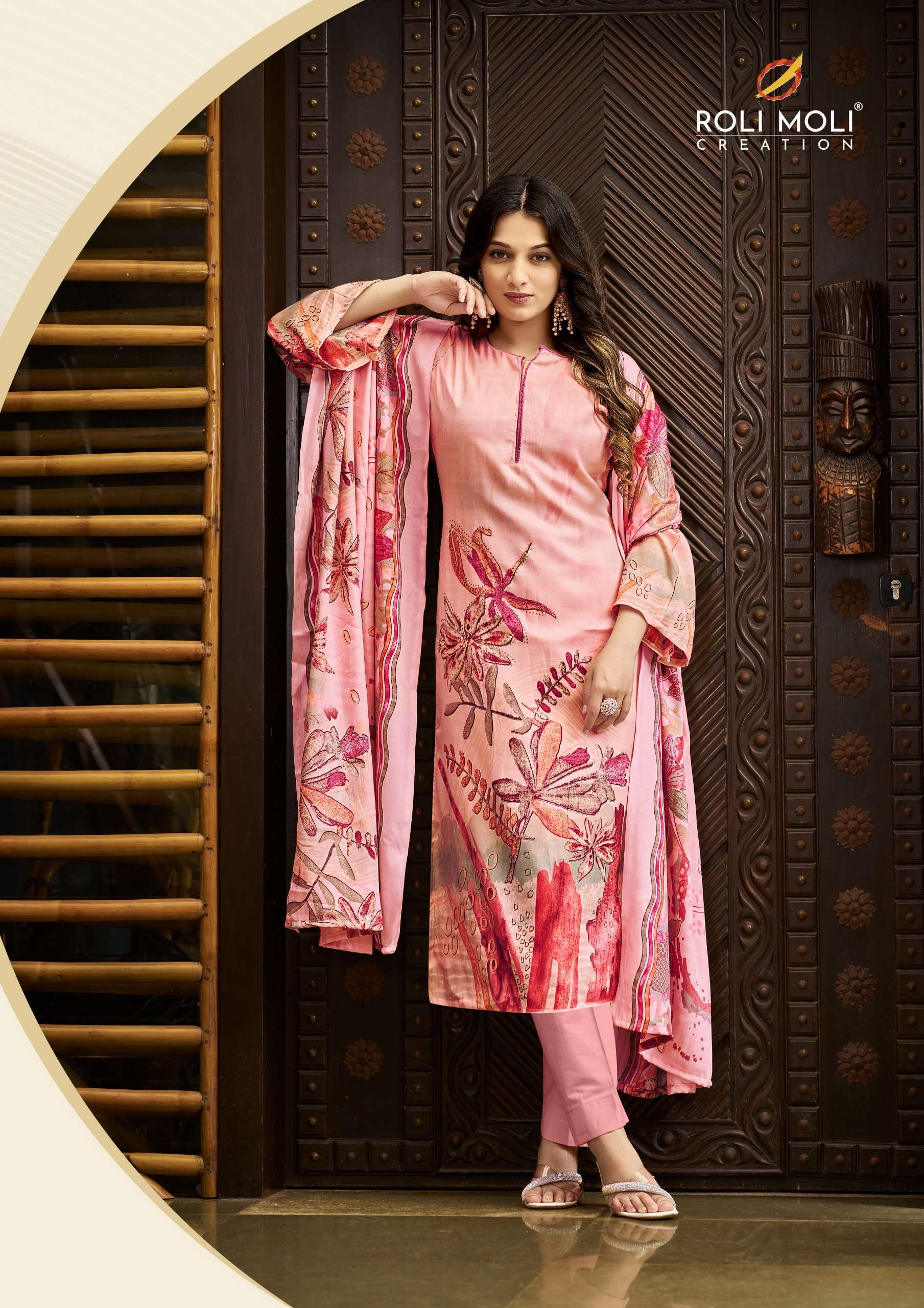ROLI MOLI CREATION JASMEEN PASHMINA DIGITAL PRINT SUIT