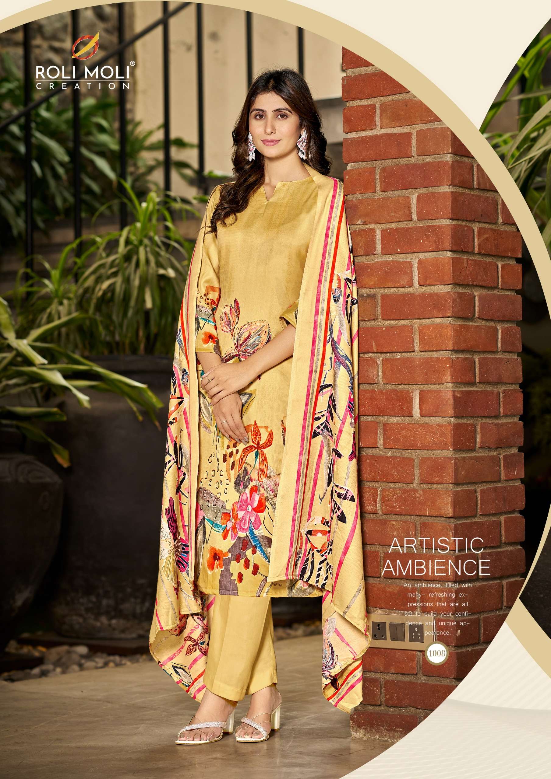 ROLI MOLI CREATION JASMEEN PASHMINA DIGITAL PRINT SUIT