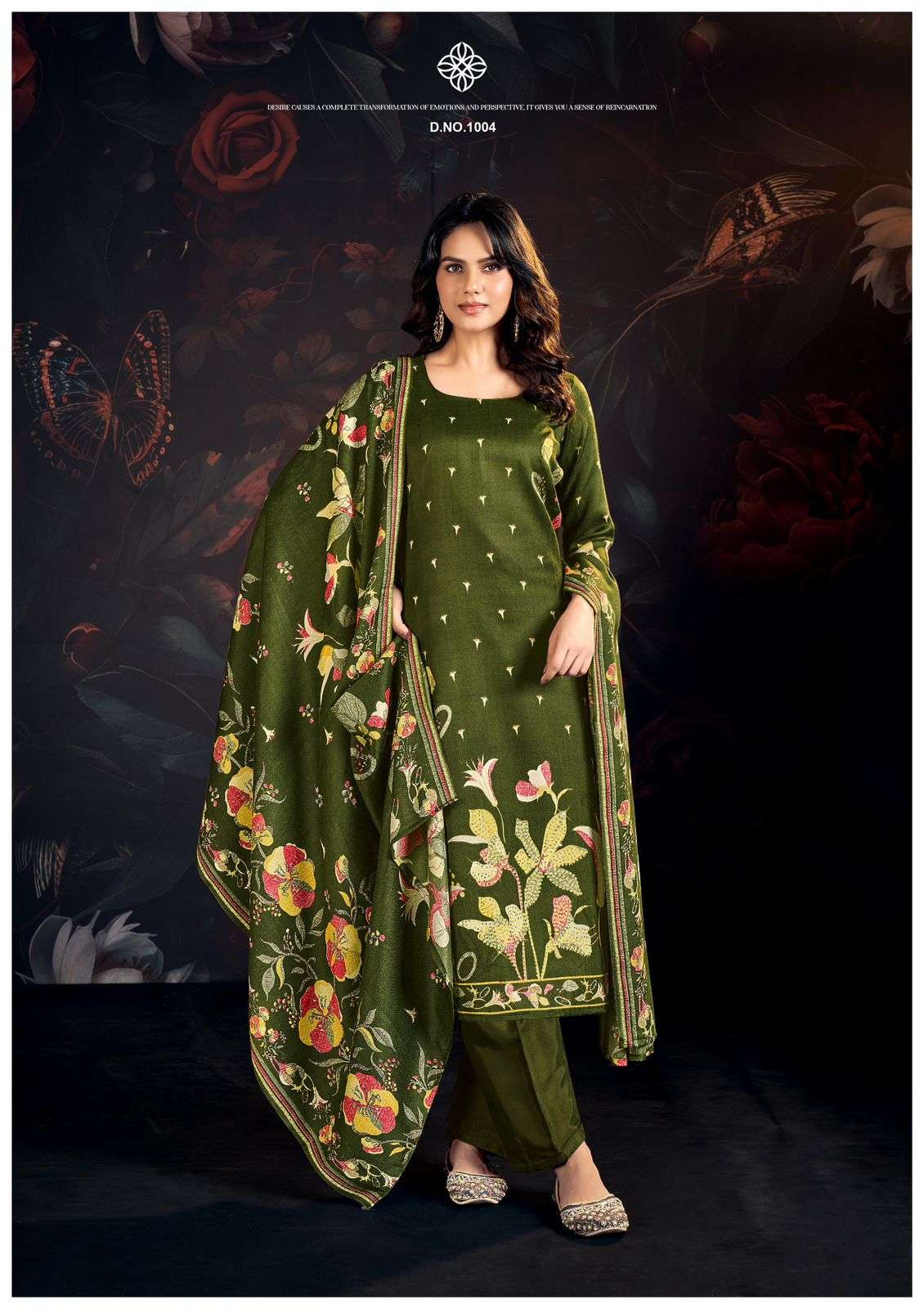 ROLI MOLI CREATION MAYRA PASHMINA WITH FANCY WORK SALWAR SUIT