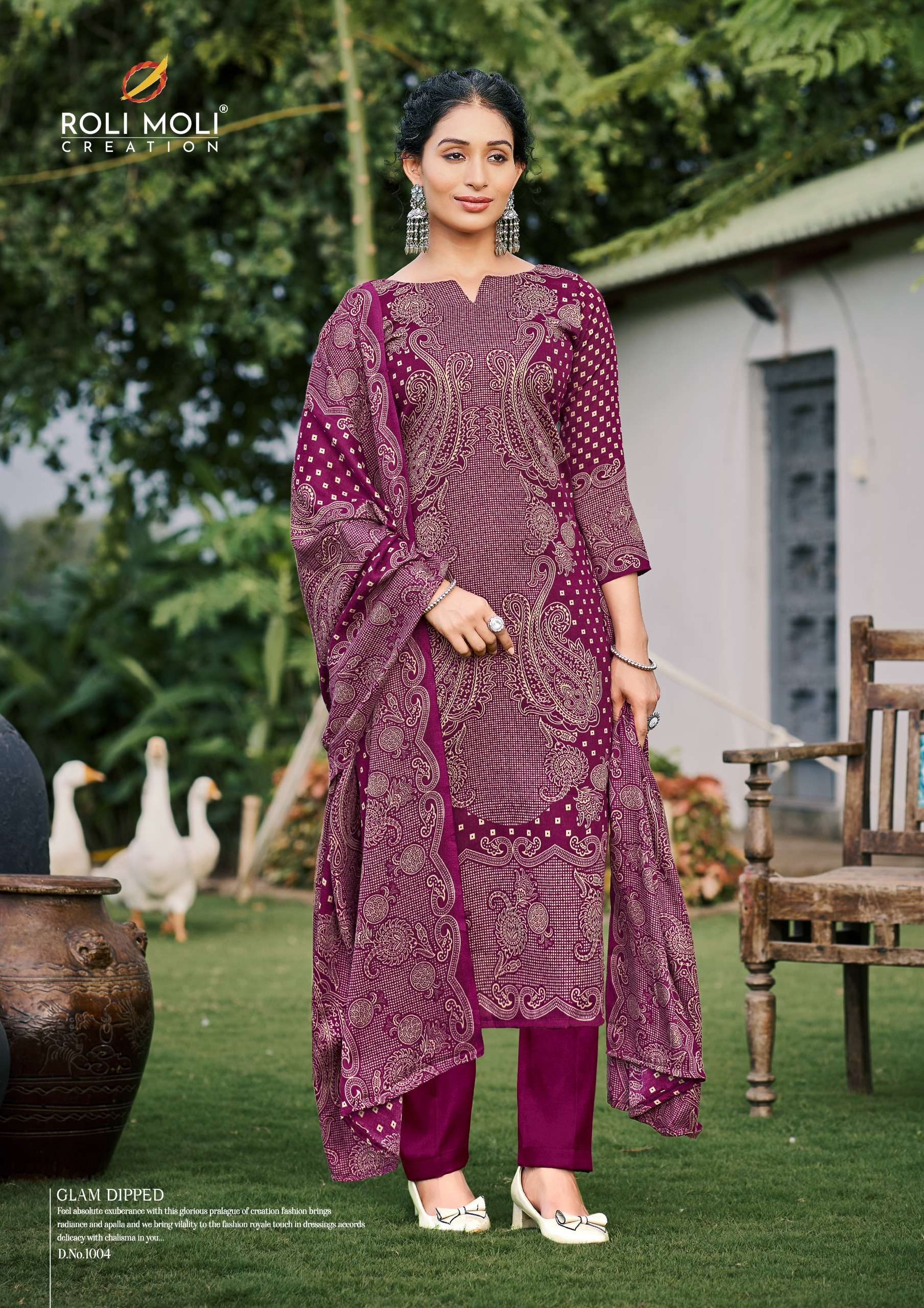 ROLI MOLI CREATION SANIYA PASHMINA PRINT WINTER WEAR SUIT