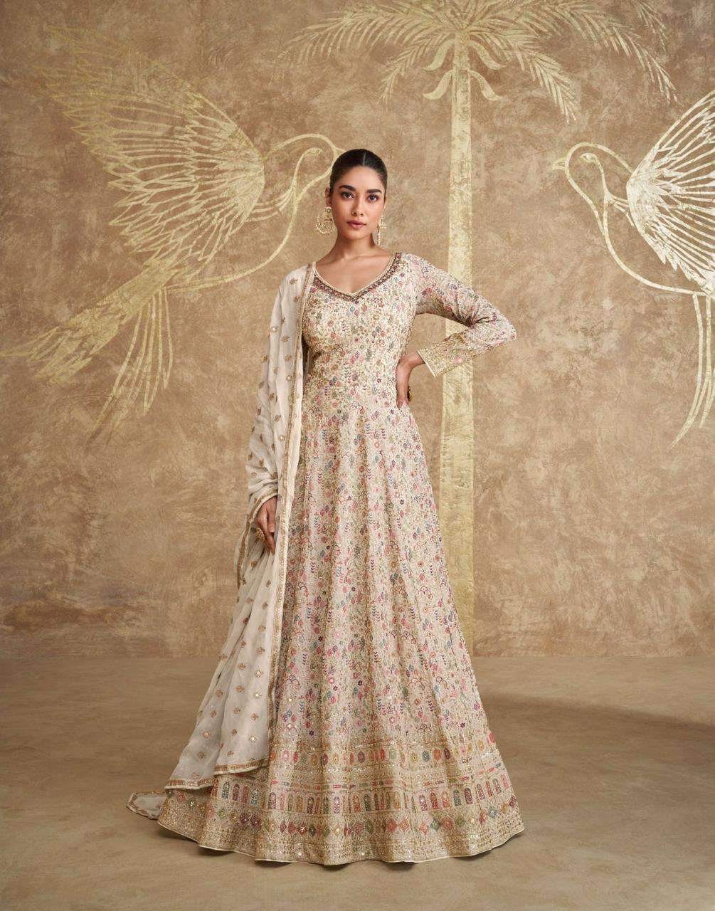SAYURI DESIGNER ROYAL HEAVY DESIGNER PARTY WEAR ANARKALI GOWN DRESS