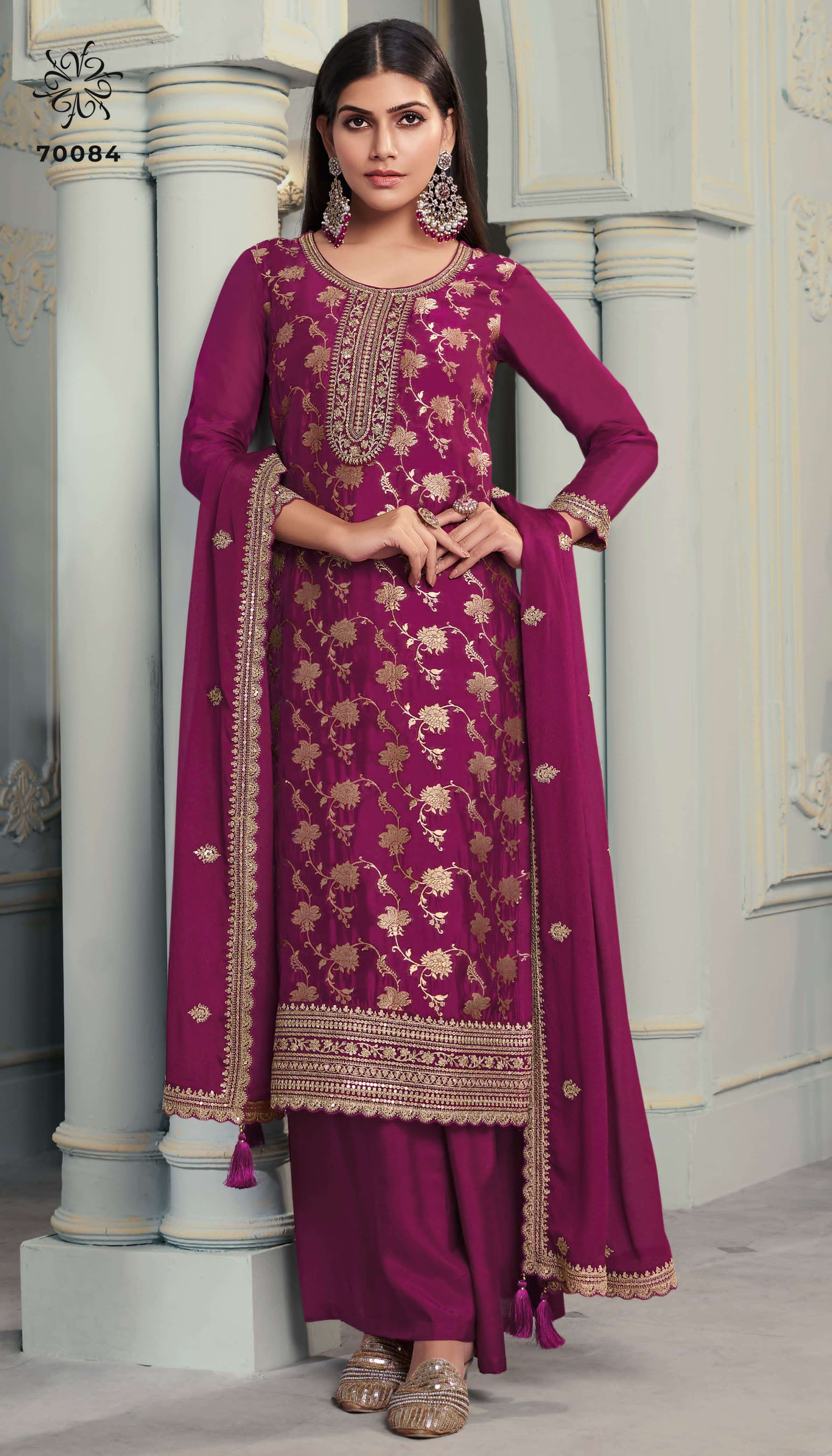 VINAY FASHION KULEESH SILKY VOL 2 SILK JACQUARD DESIGNER SUIT
