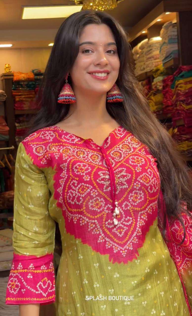 ZSR 3092 SILK DIGITAL PRINT WITH FANCY DESIGNER WORK SUIT
