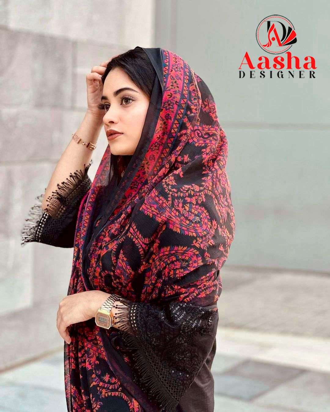 AASHA DESIGNER DESIGN NO - 1139 HEAVY RAYON SELF EMBROIDERED PARTY WEAR SUIT