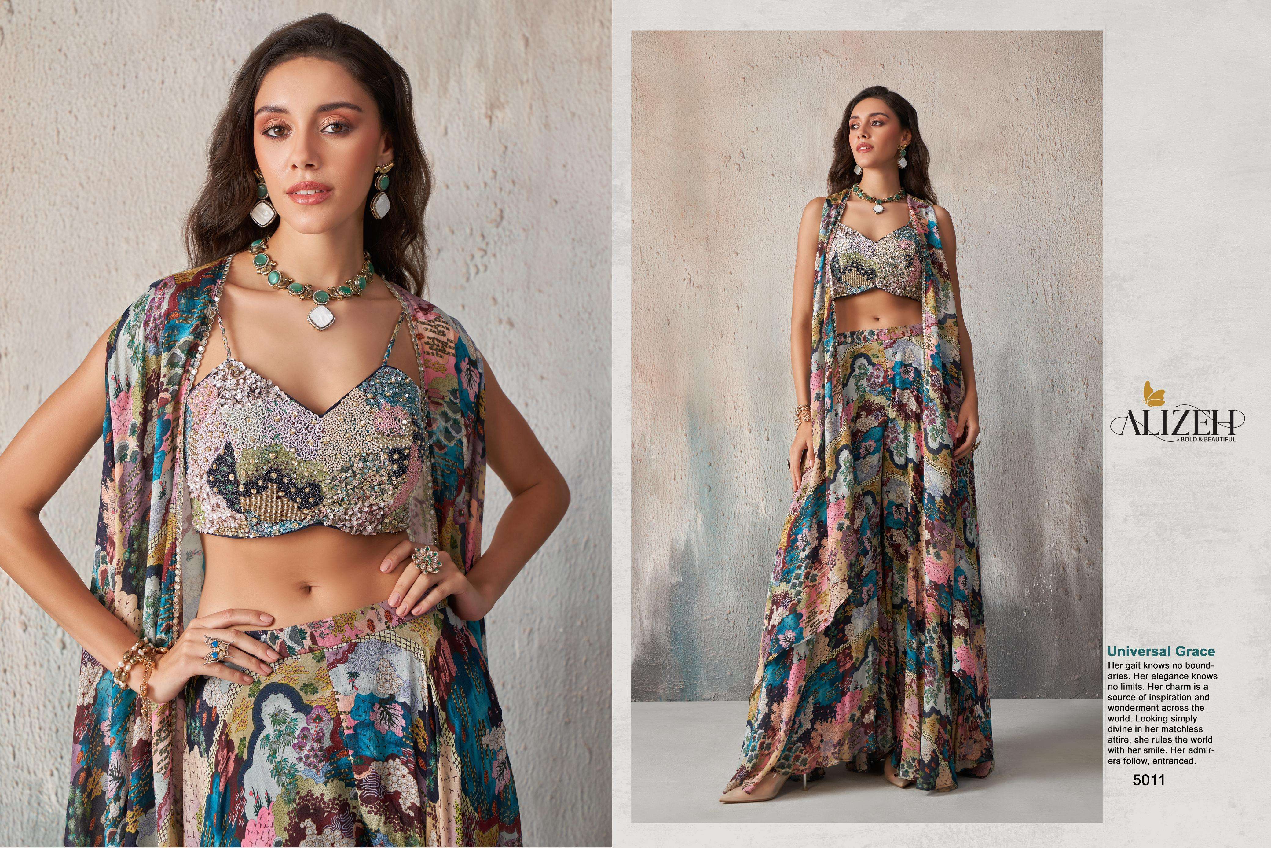 ALIZEH READY MADE VOL 2 BEAUTIFUL DESIGNER WEDDING WEAR LEHENGA 