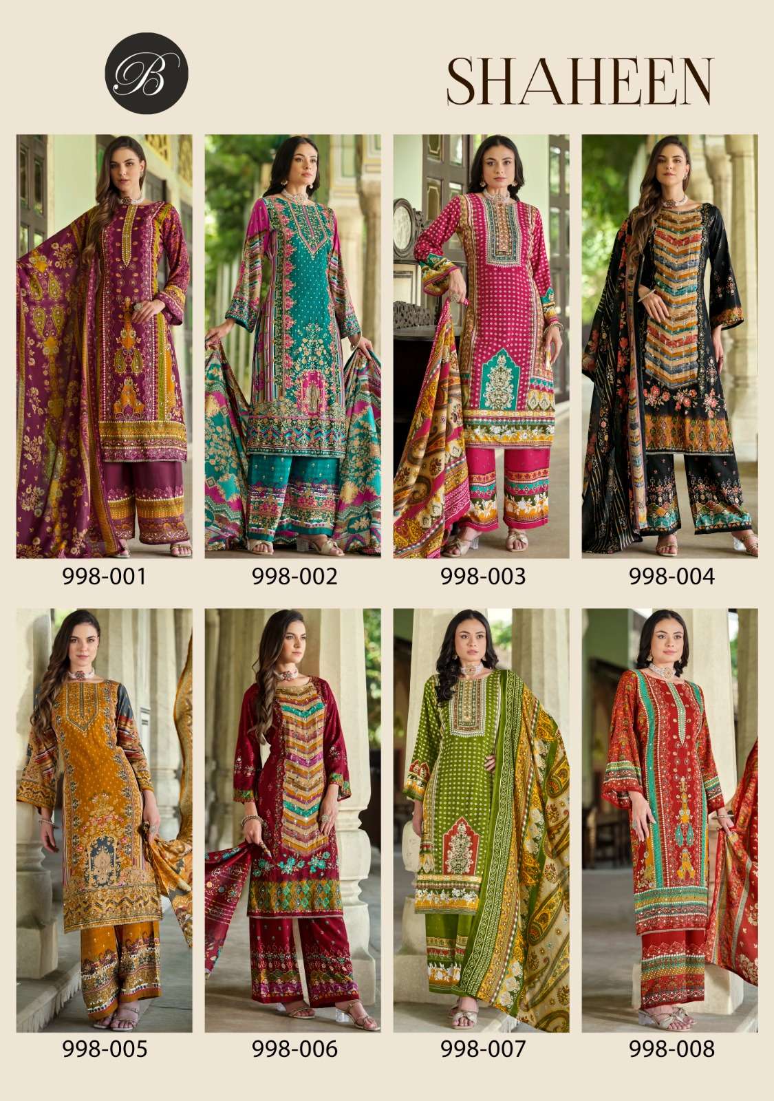 BELLIZA DESIGNER STUDIO SHAHEEN RAYON DIGITAL PRINT WITH WORK SUIT