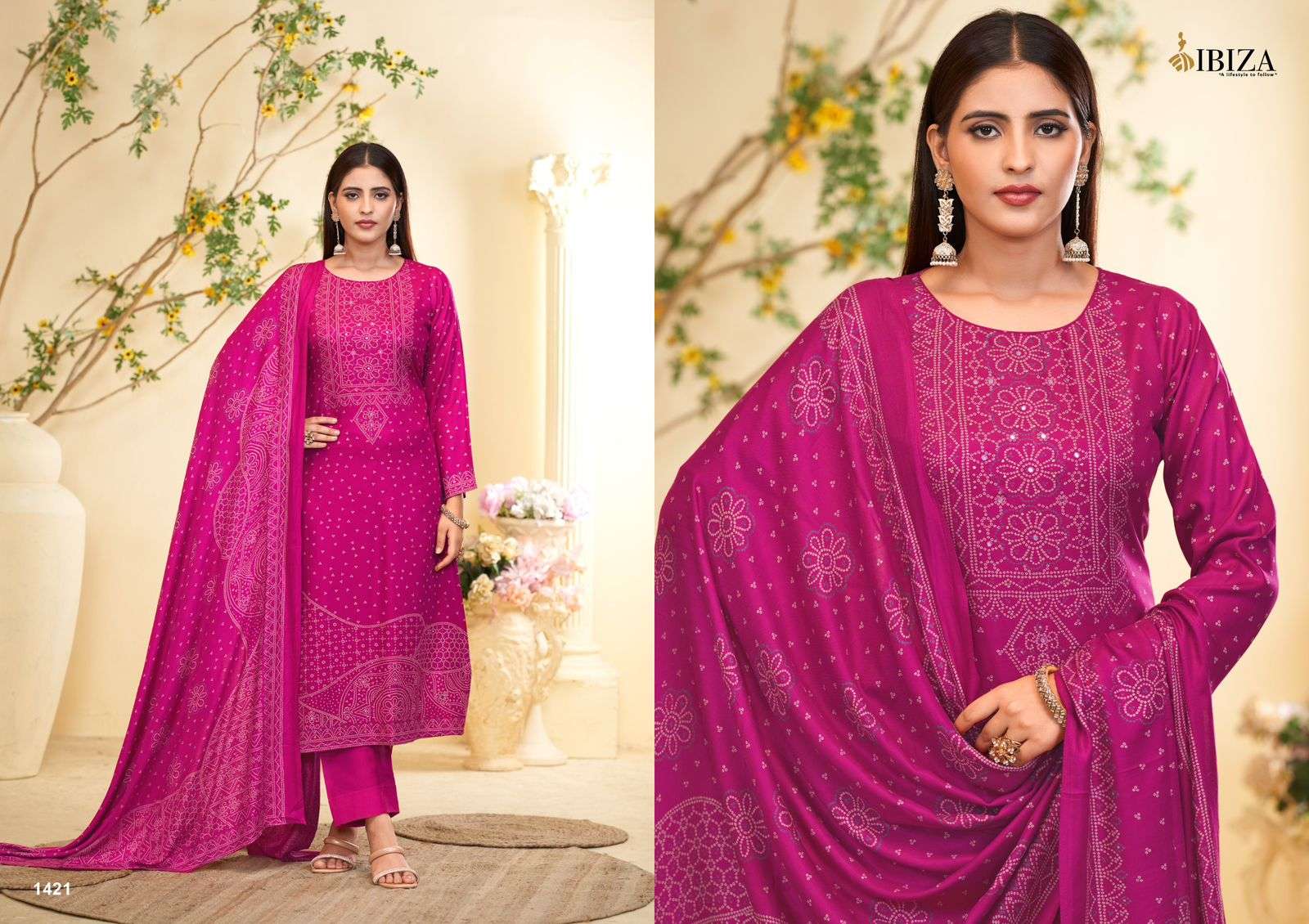 IBIZA KHOOBSURAT PASHMINA DESIGNER WINTER WEAR SUIT