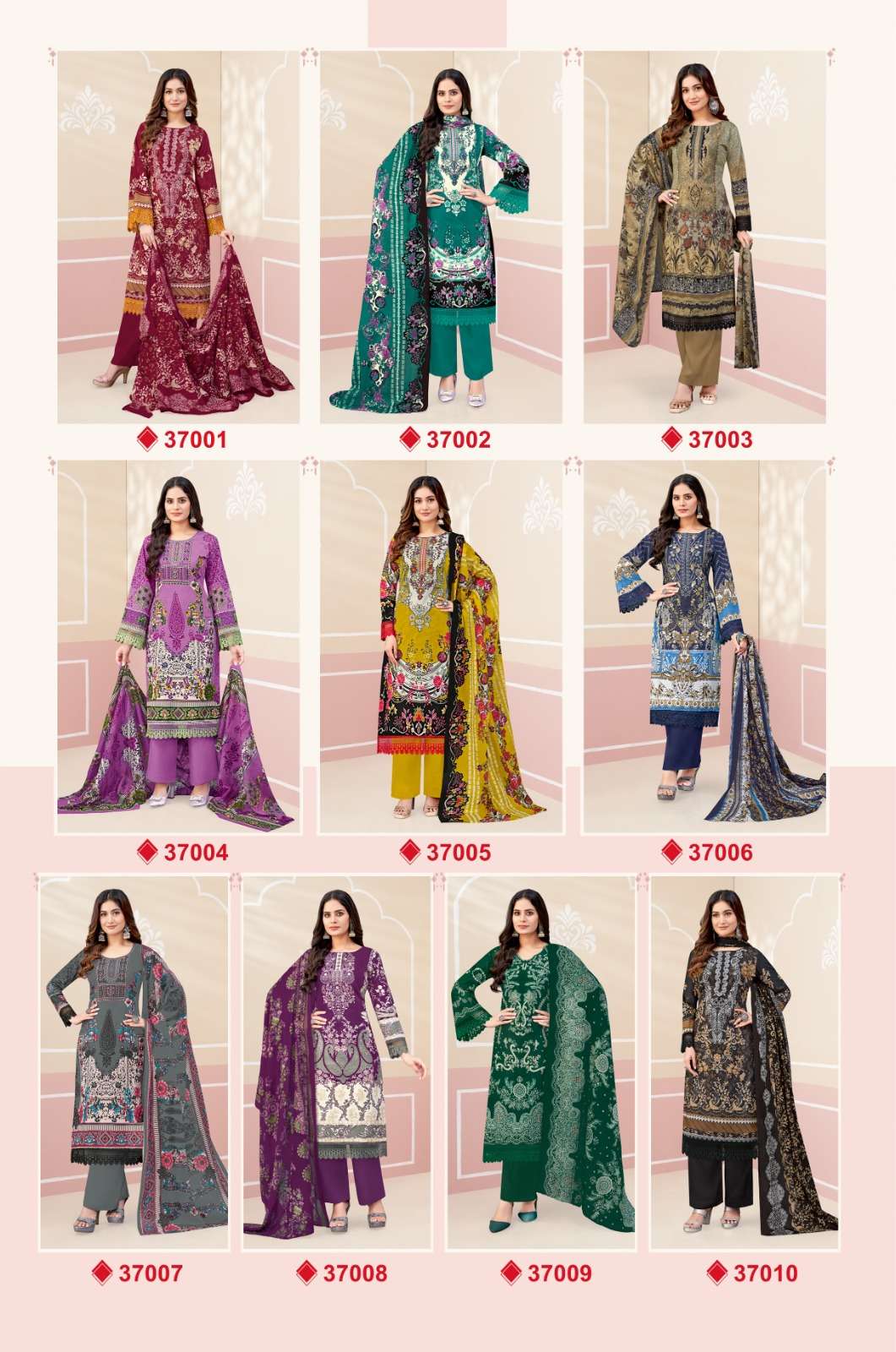 JASH ELLIZA VOL 37 COTTON DIGITAL STYLE PRINT SALWAR SUIT
