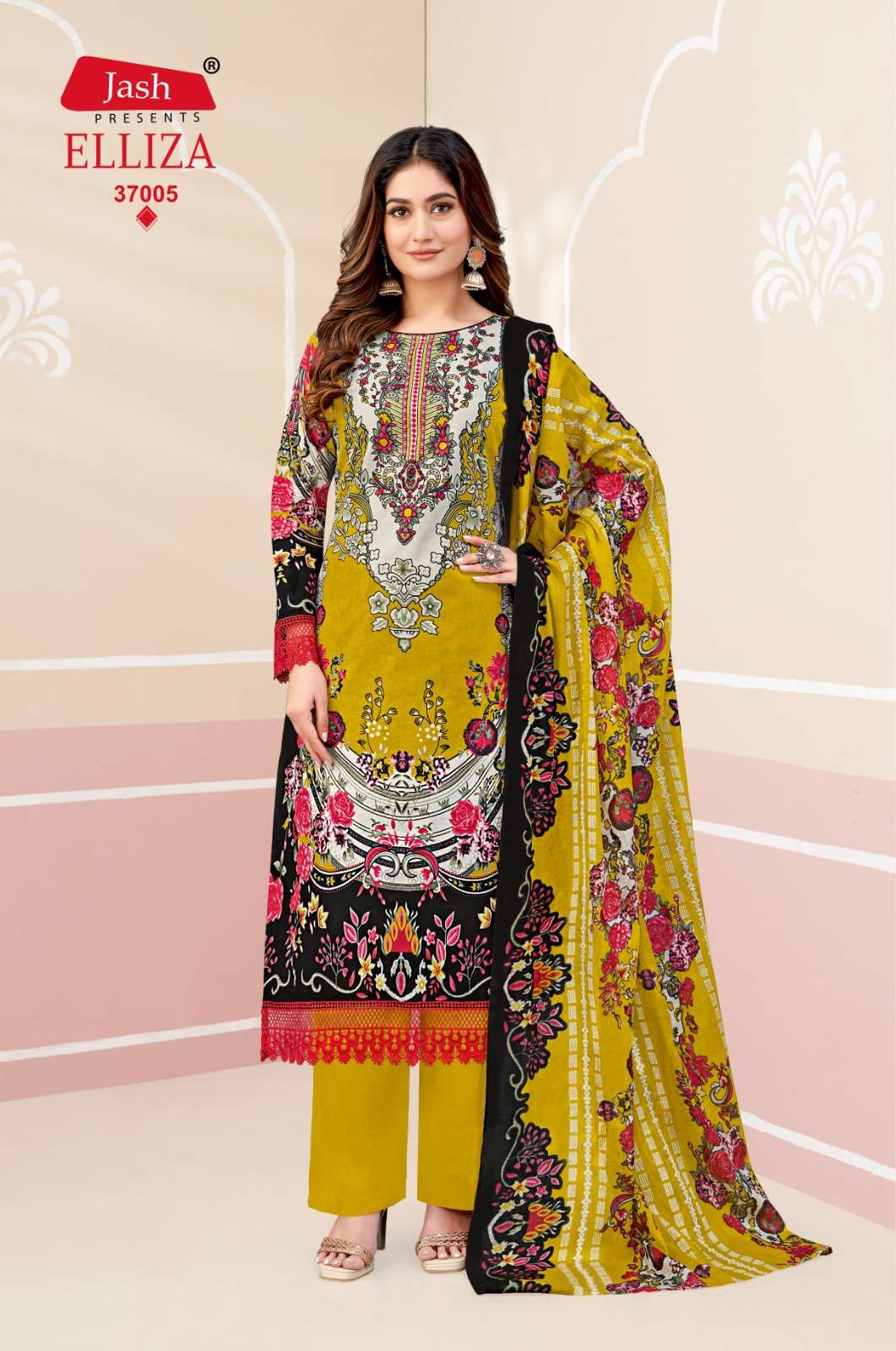 JASH ELLIZA VOL 37 COTTON DIGITAL STYLE PRINT SALWAR SUIT