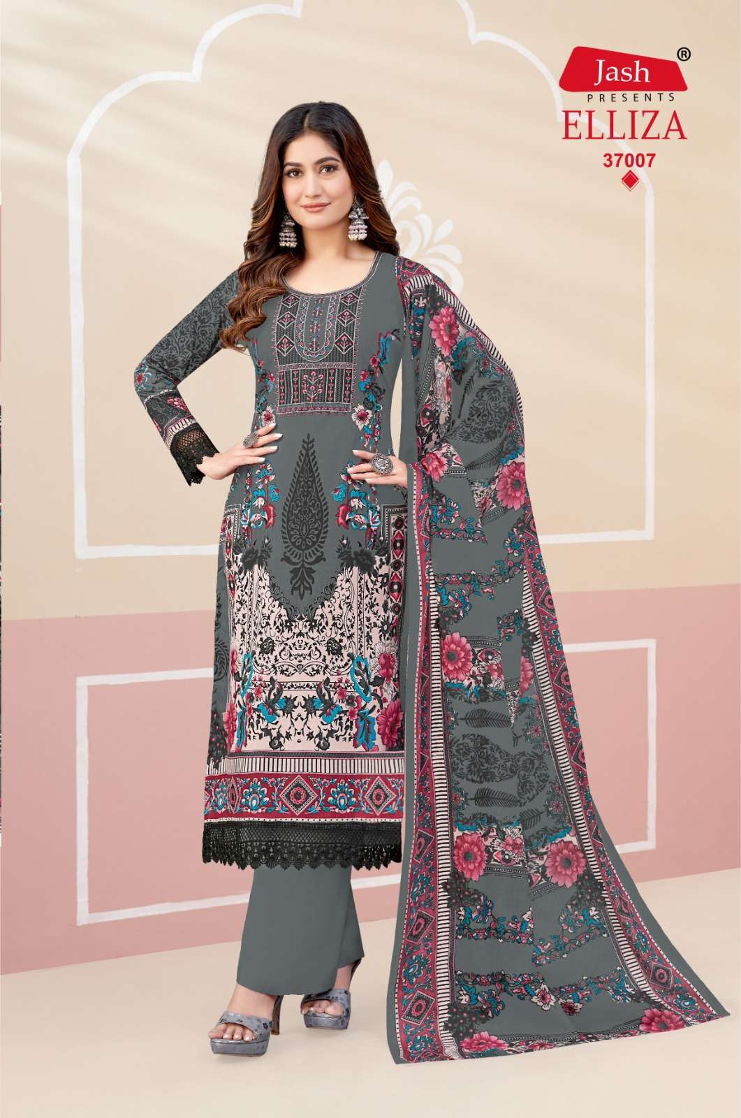 JASH ELLIZA VOL 37 COTTON DIGITAL STYLE PRINT SALWAR SUIT