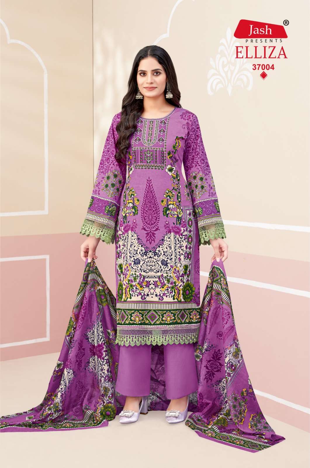 JASH ELLIZA VOL 37 COTTON DIGITAL STYLE PRINT SALWAR SUIT