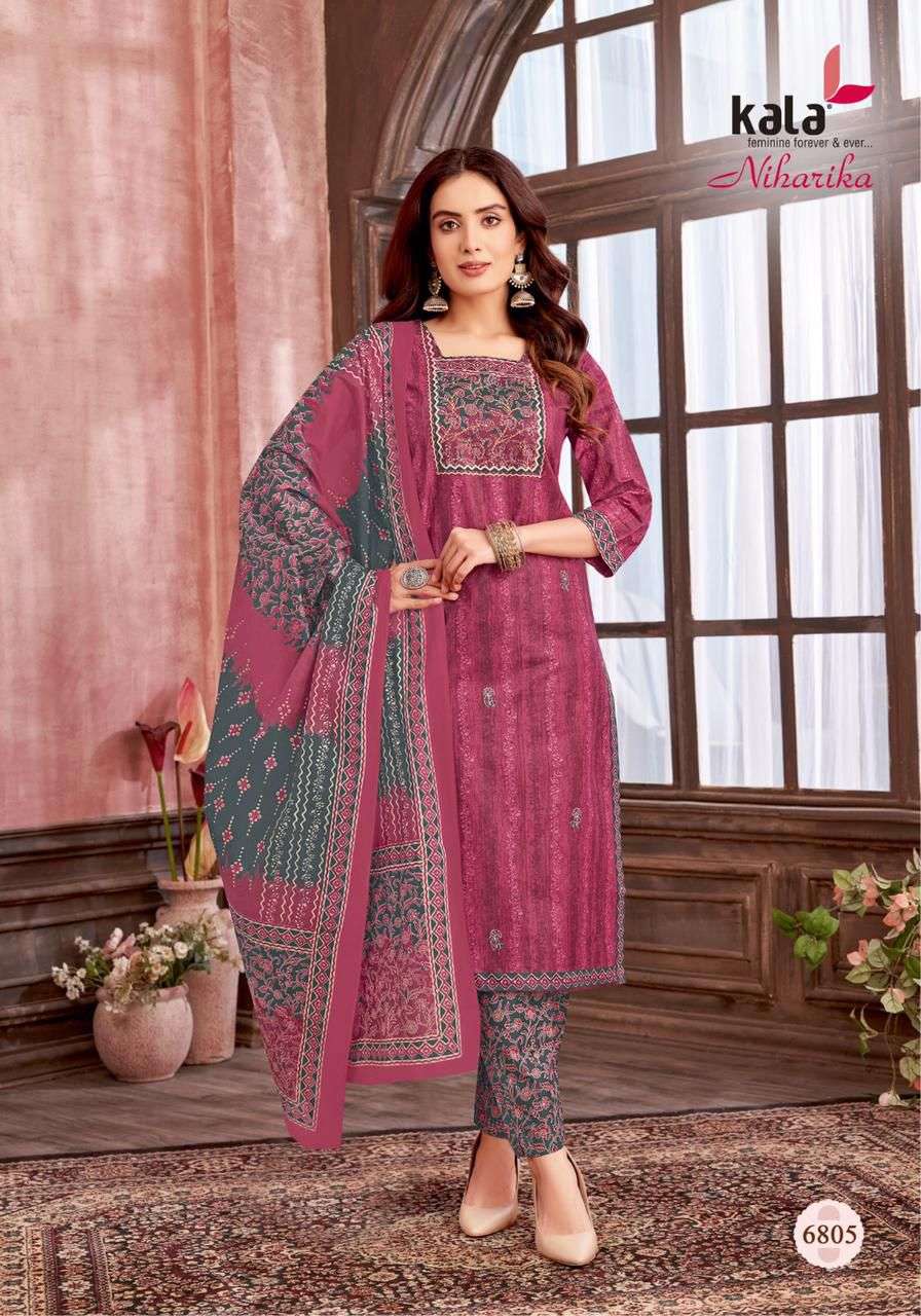 KALA FASHION NIHARIKA VOL 3 COTTON PRINTED SALWAR SUIT