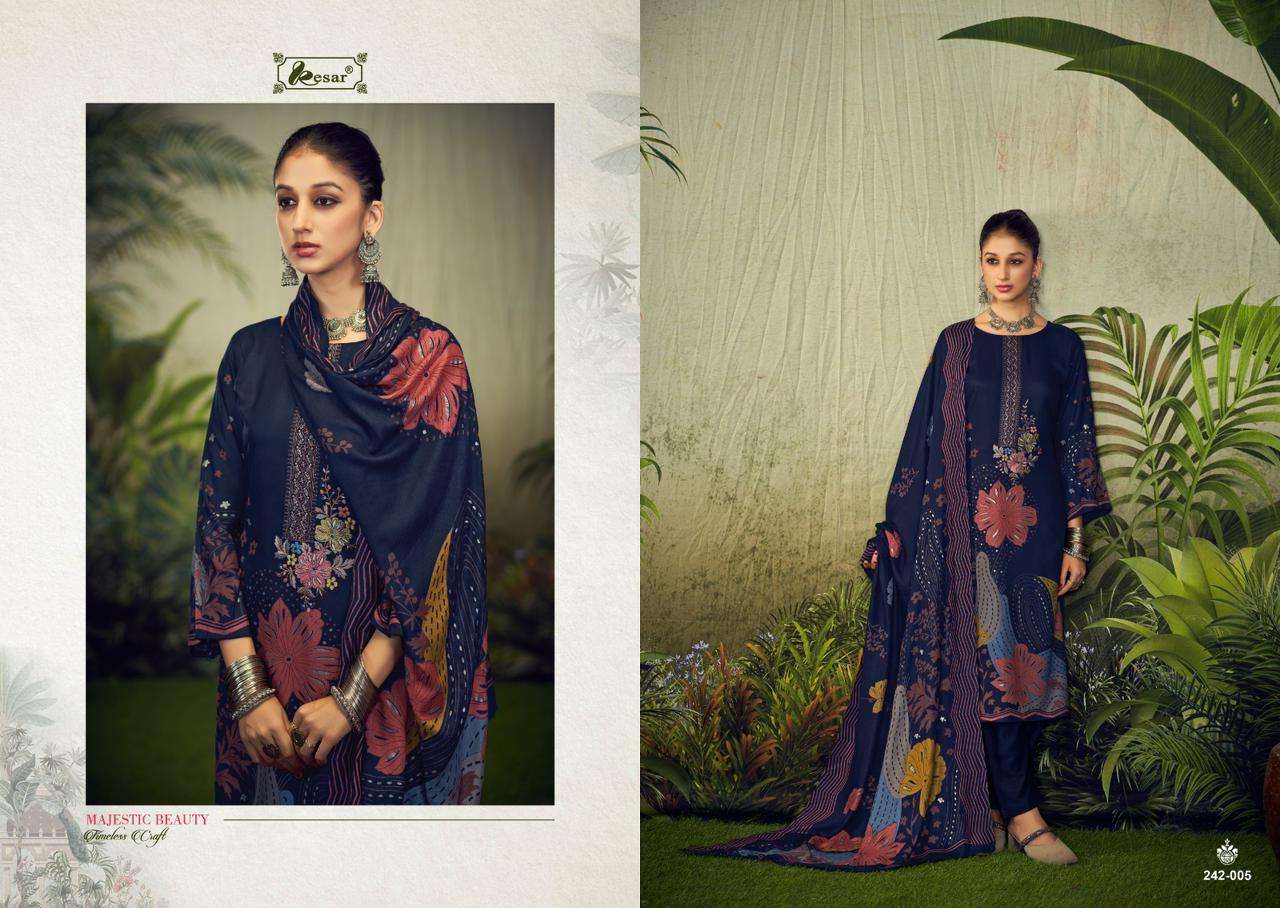 KESAR SAACHI SAGUN PASHMINA DIGITAL PRINTS WITH EMBROIDERY WORK SUIT