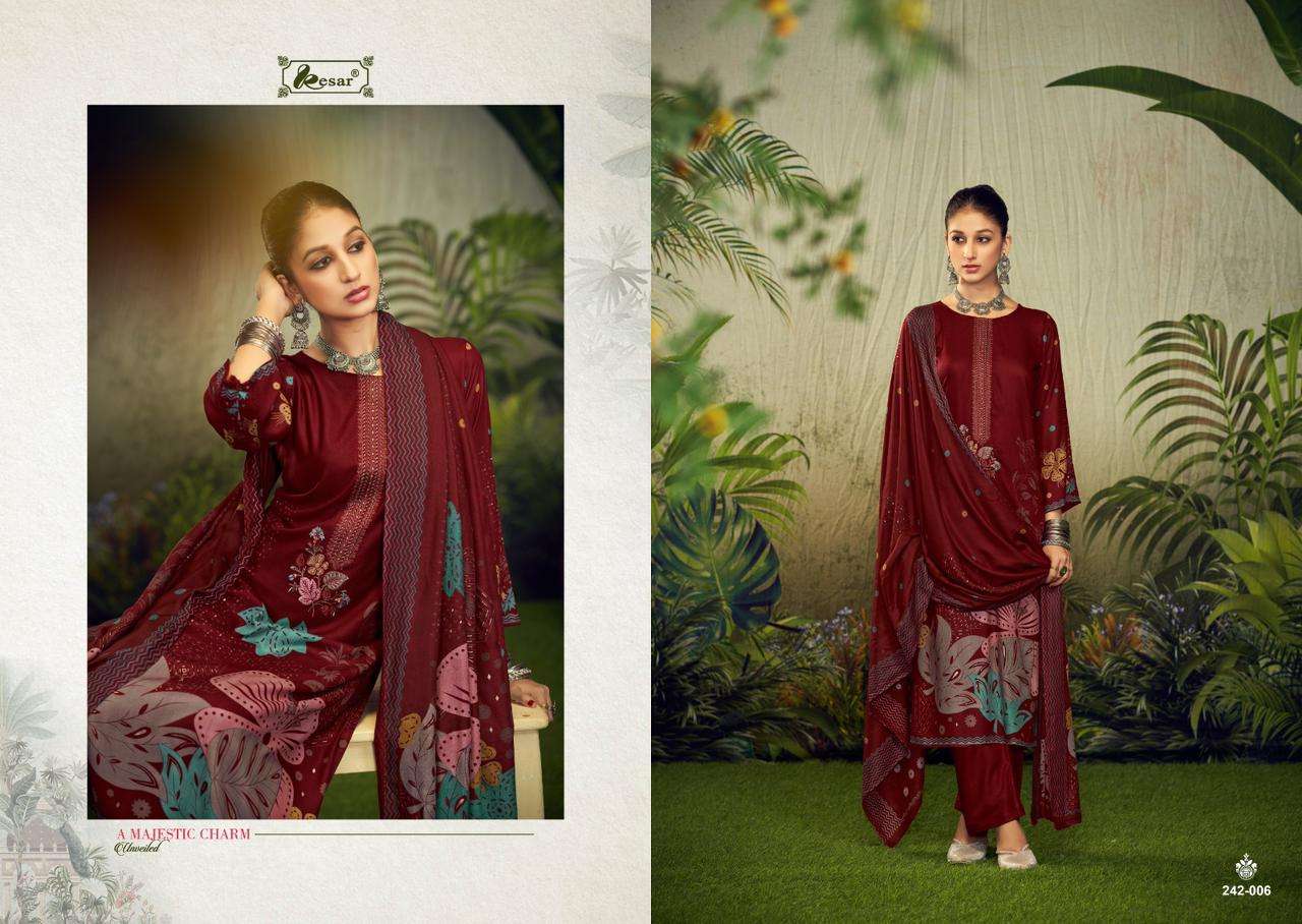 KESAR SAACHI SAGUN PASHMINA DIGITAL PRINTS WITH EMBROIDERY WORK SUIT