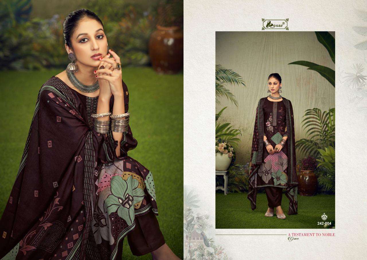 KESAR SAACHI SAGUN PASHMINA DIGITAL PRINTS WITH EMBROIDERY WORK SUIT