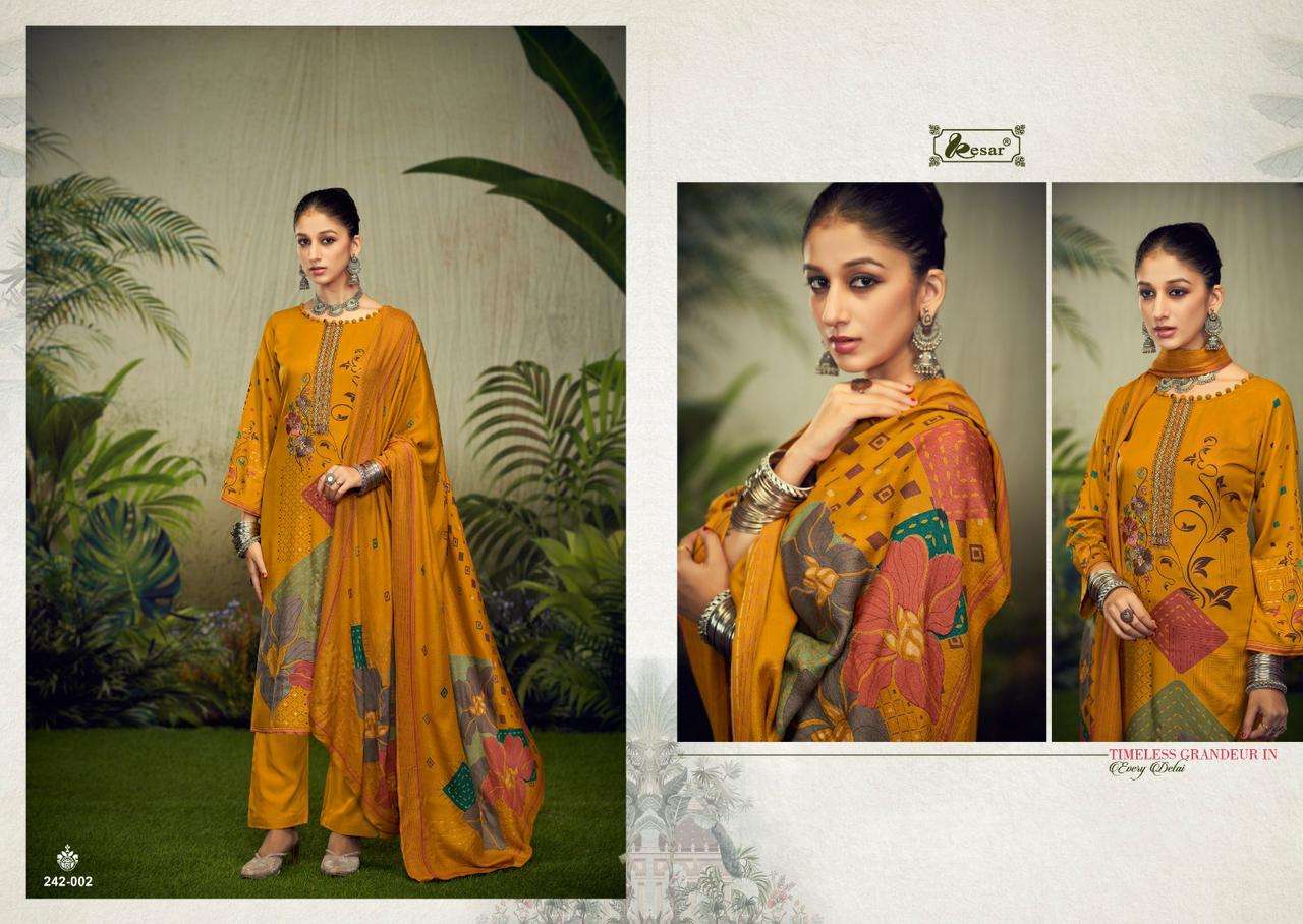 KESAR SAACHI SAGUN PASHMINA DIGITAL PRINTS WITH EMBROIDERY WORK SUIT