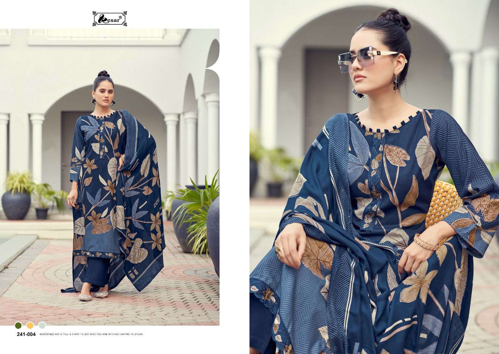  KESAR SAMA SAVEDA VOL 1 PASHMINA DIGITAL PRINT WITH FANCY WORK SUIT