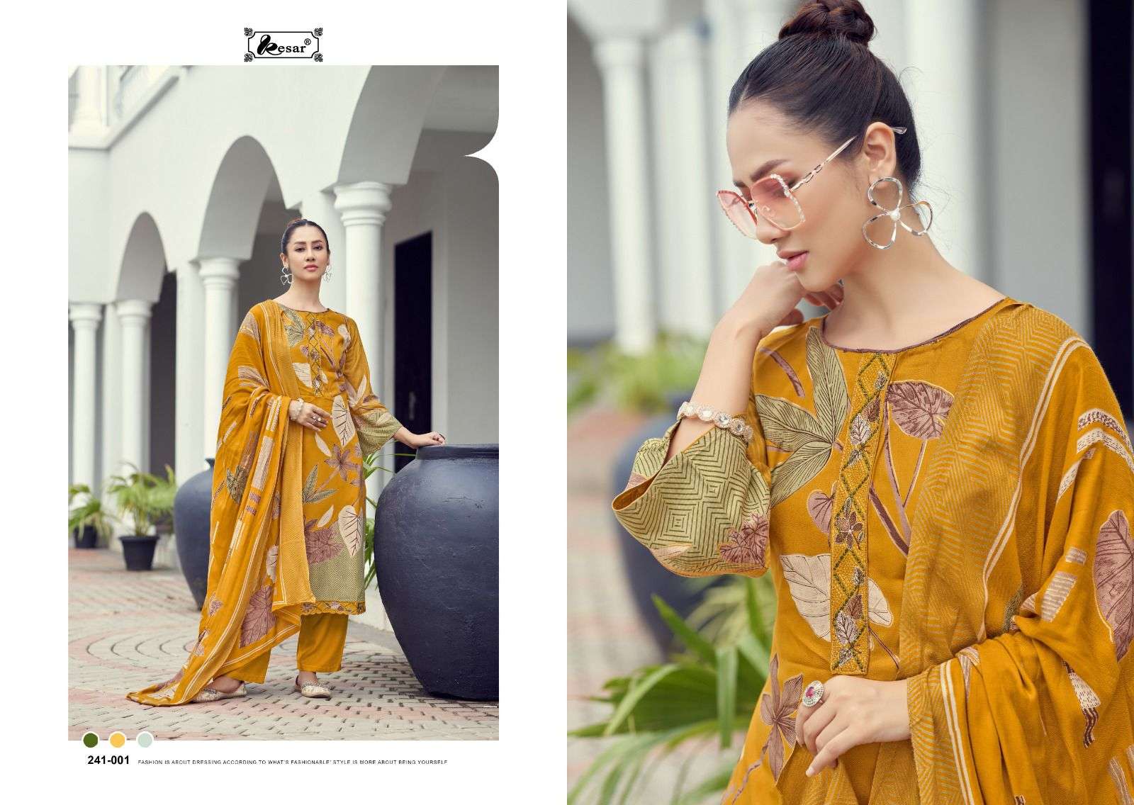  KESAR SAMA SAVEDA VOL 1 PASHMINA DIGITAL PRINT WITH FANCY WORK SUIT