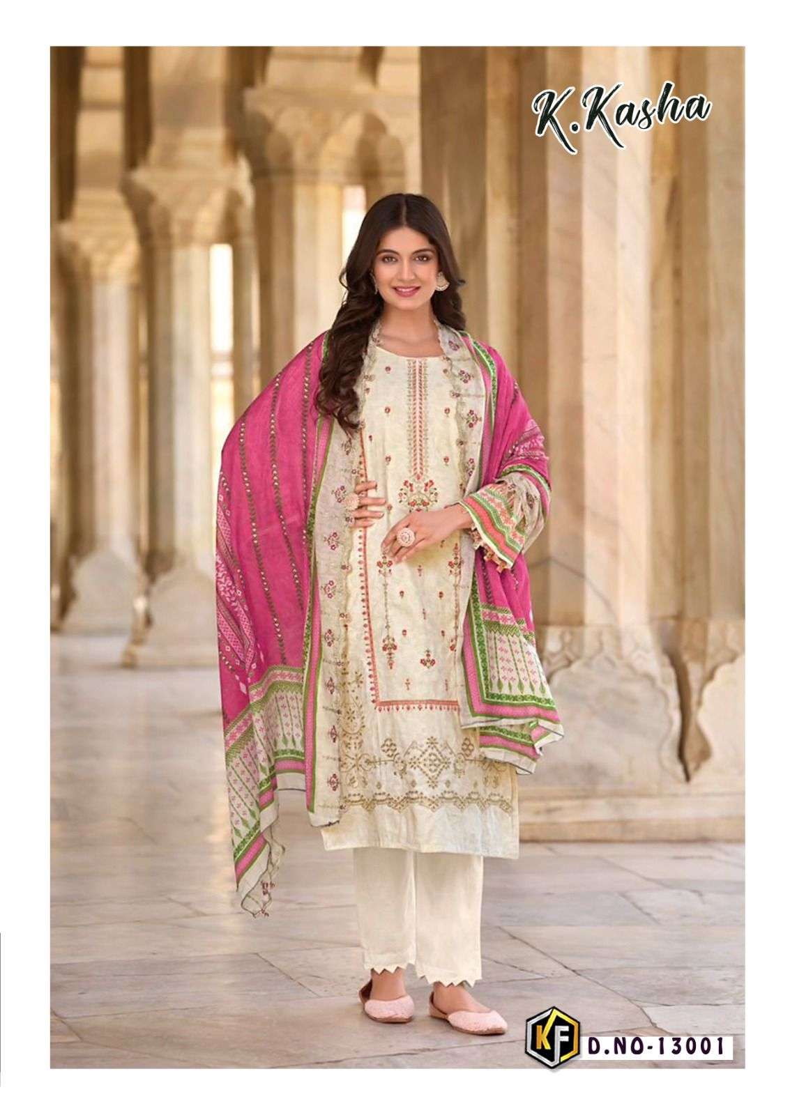 KEVAL FAB K KASHA VOL 13 COTTON DIGITAL PRINTS SUIT