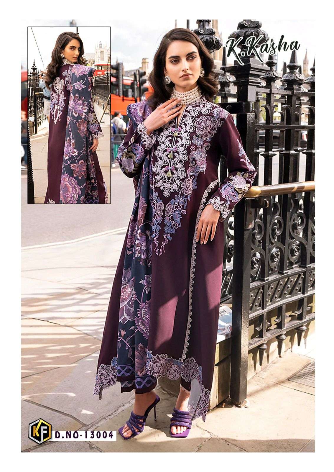 KEVAL FAB K KASHA VOL 13 COTTON DIGITAL PRINTS SUIT