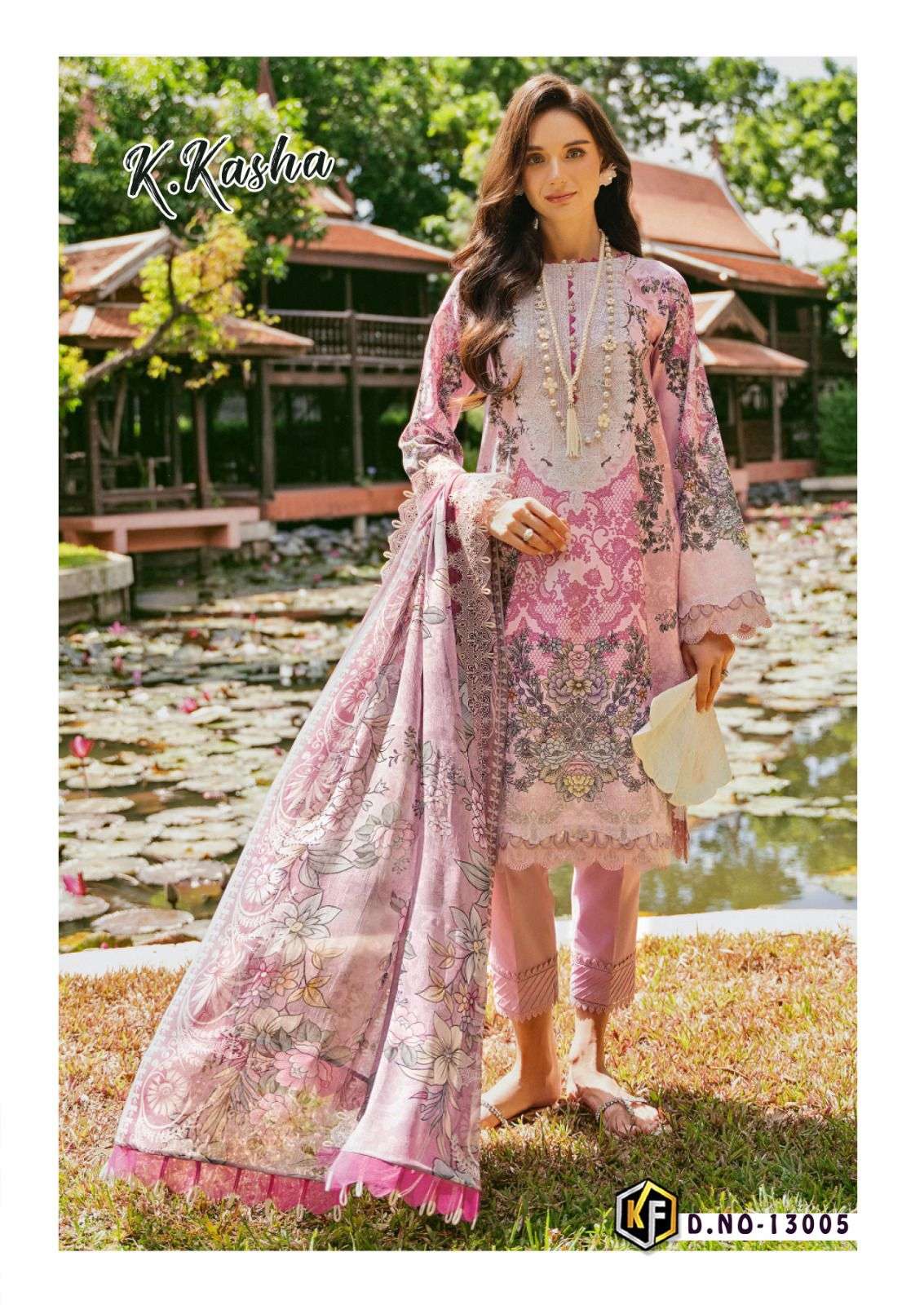 KEVAL FAB K KASHA VOL 13 COTTON DIGITAL PRINTS SUIT