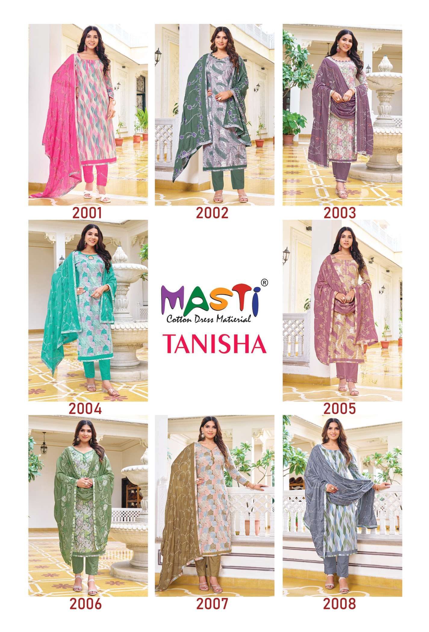 MASTI TANISHA VOL 2 COTTON PRINTED SALWAR SUIT