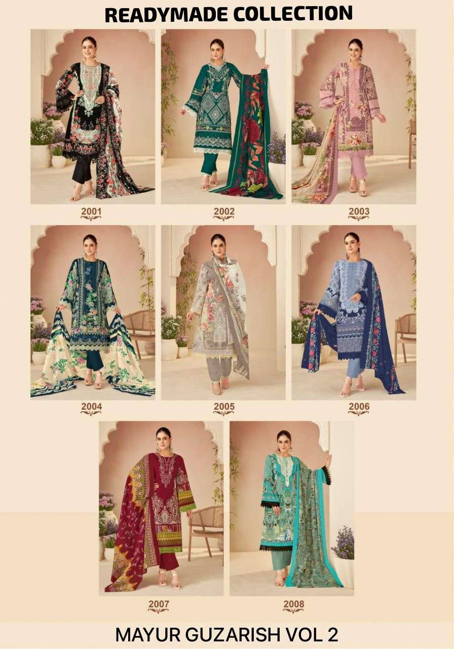 MAYUR CREATION GUZARISH VOL 2 COTTON DIGITAL PRINT READY MADE SUIT