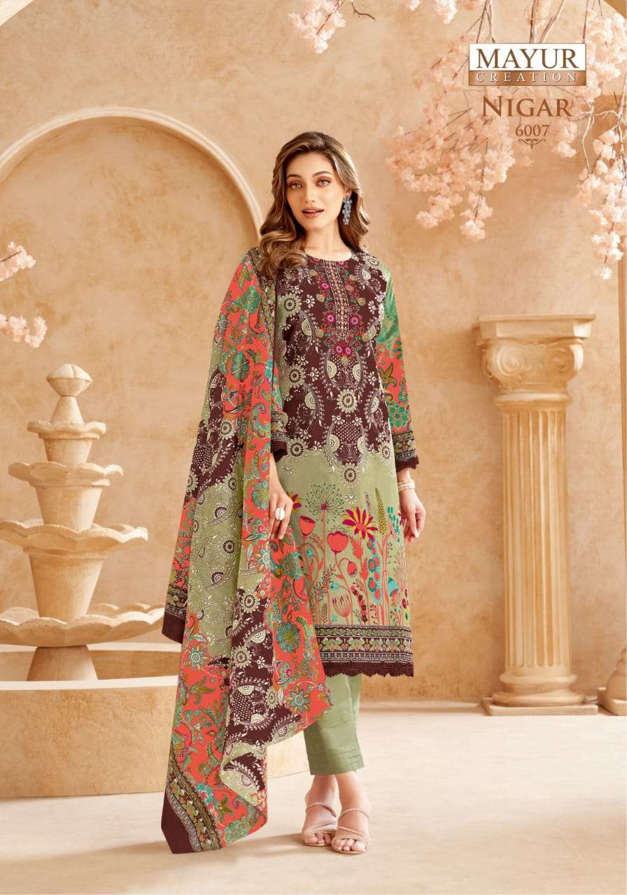 MAYUR CREATION NIGAR VOL 6 COTTON DIGITAL STYLE PRINT SALWAR SUIT