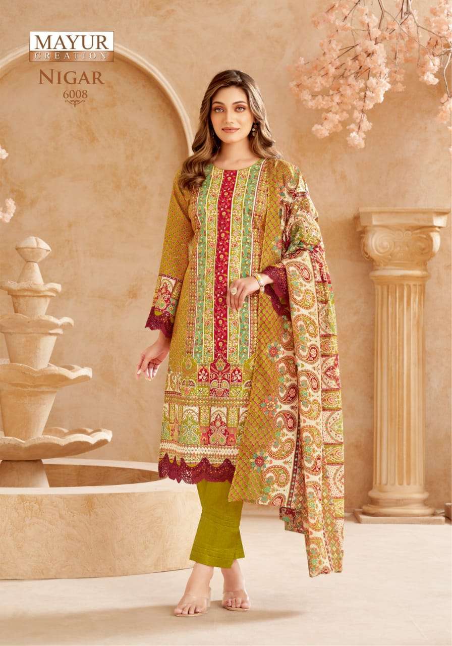 MAYUR CREATION NIGAR VOL 6 COTTON DIGITAL STYLE PRINT SALWAR SUIT