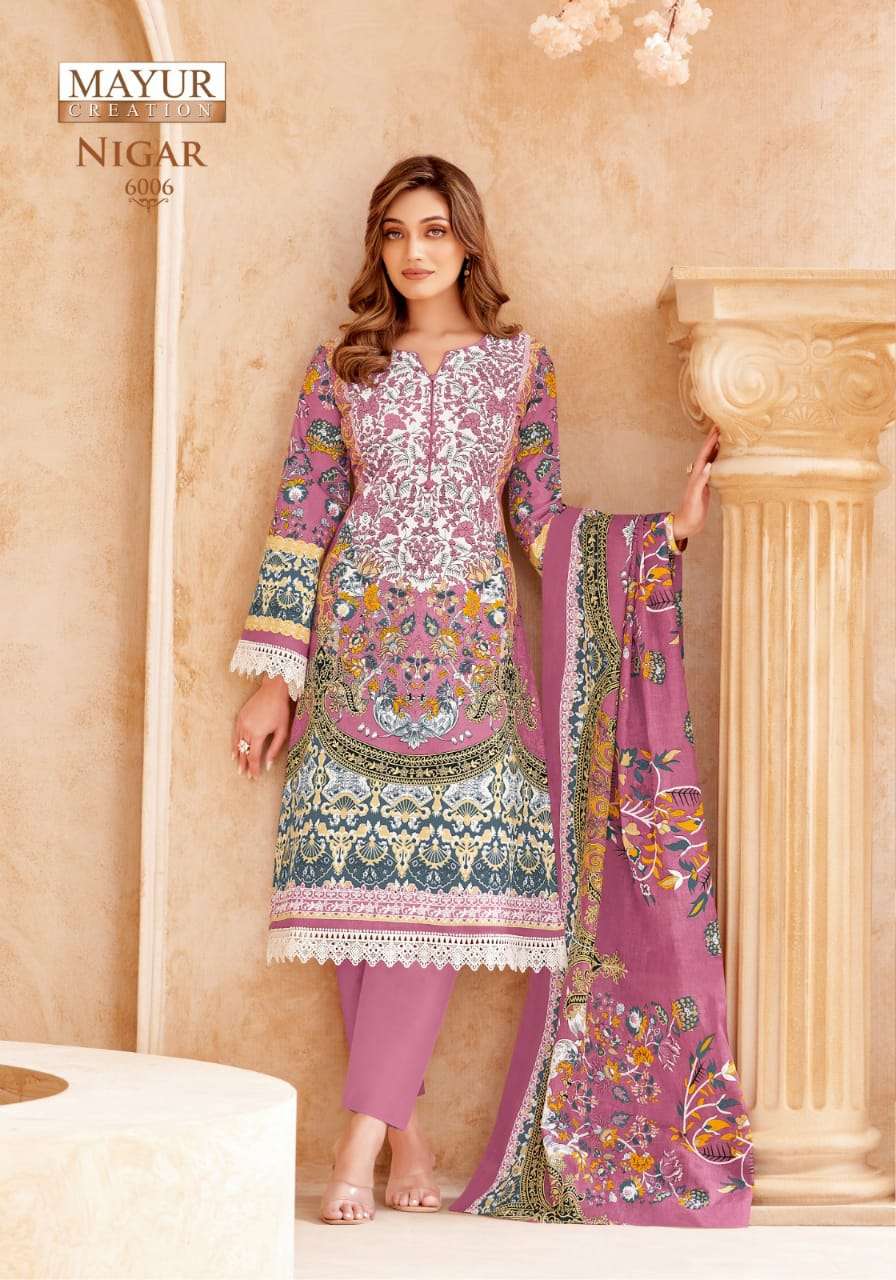 MAYUR CREATION NIGAR VOL 6 COTTON DIGITAL STYLE PRINT SALWAR SUIT