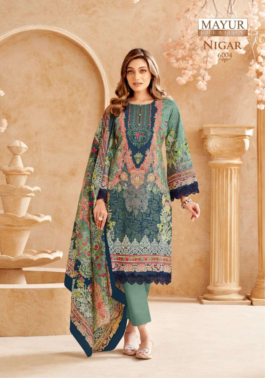 MAYUR CREATION NIGAR VOL 6 COTTON DIGITAL STYLE PRINT SALWAR SUIT