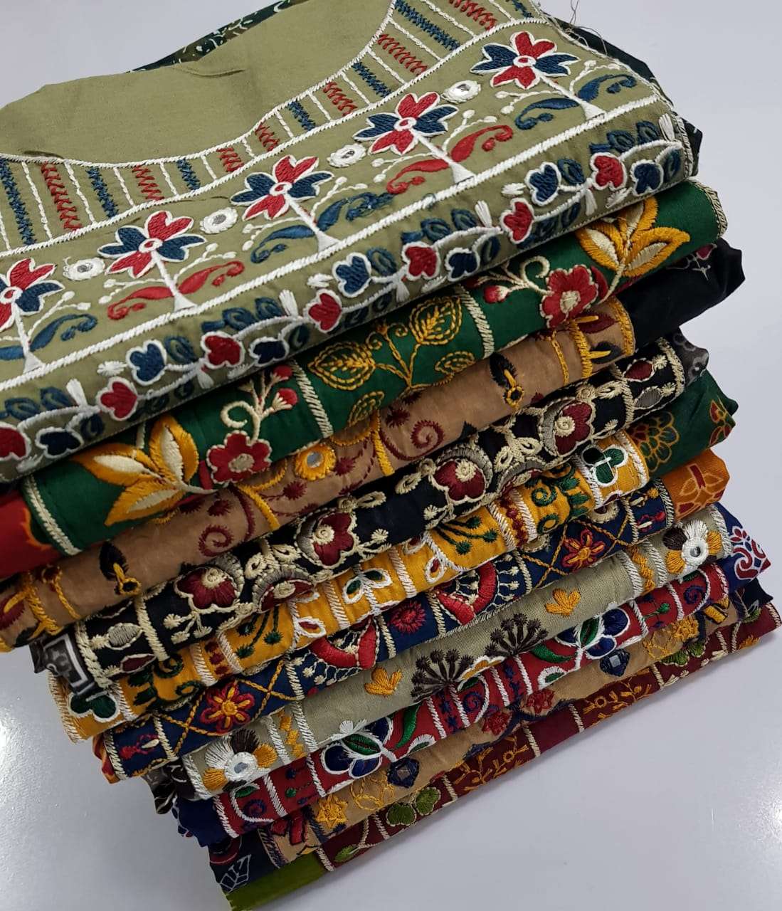 MF AJRAKH COTTON PRINT WITH PATCH WORK SALWAR SUIT