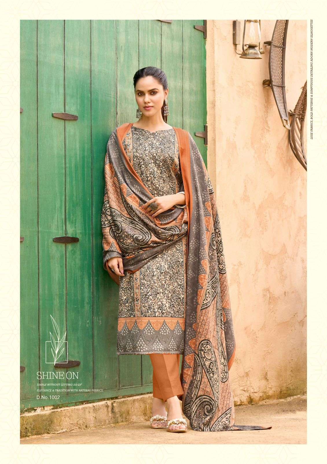 ROLI MOLI CREATION LIYANA PASHMINA FANCY WORKS WINTER WEAR SUIT