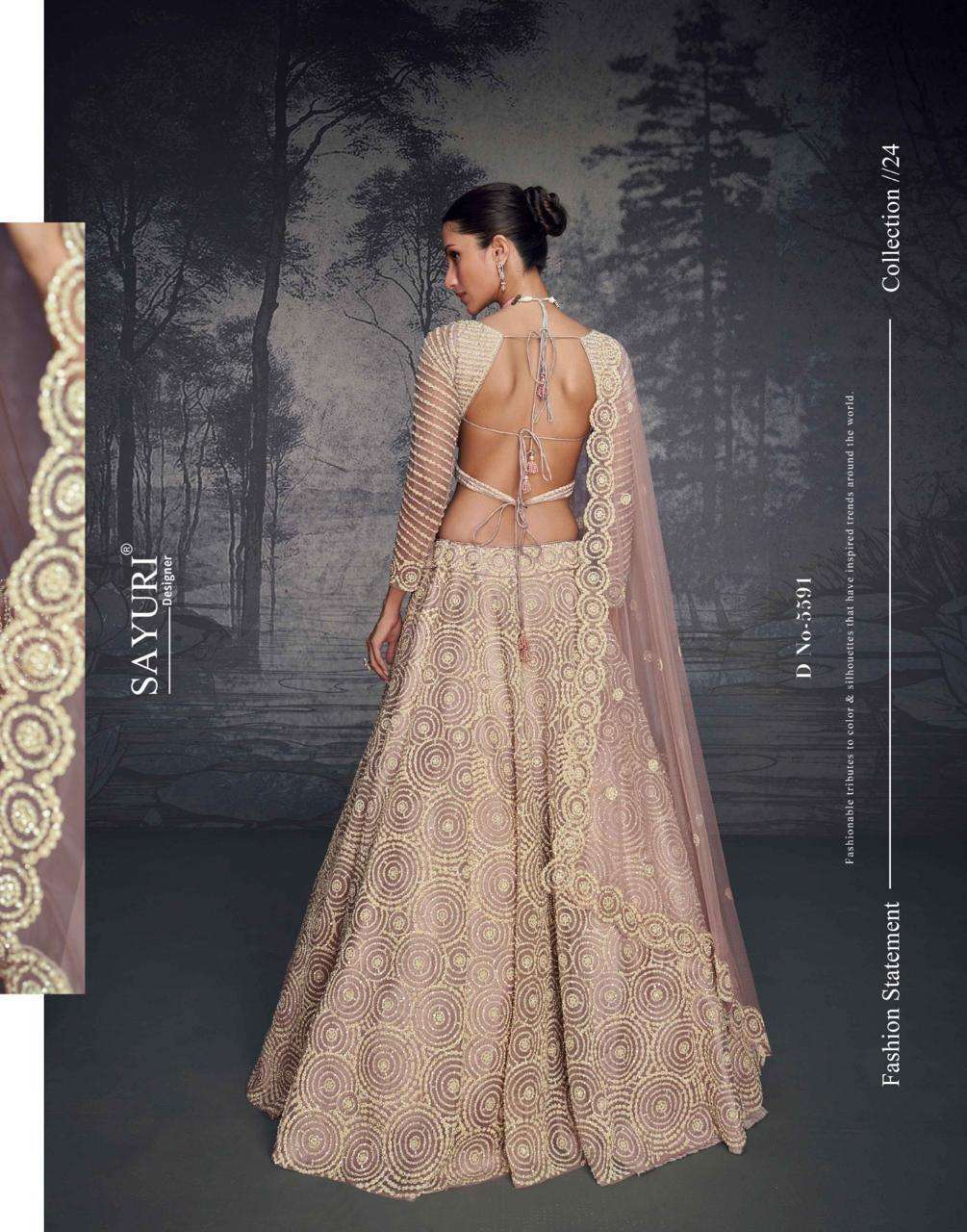 SAYURI DESIGNER GLAMOUR HEAVY DESIGNER WEDDING WEAR LEHENGA CHOLI