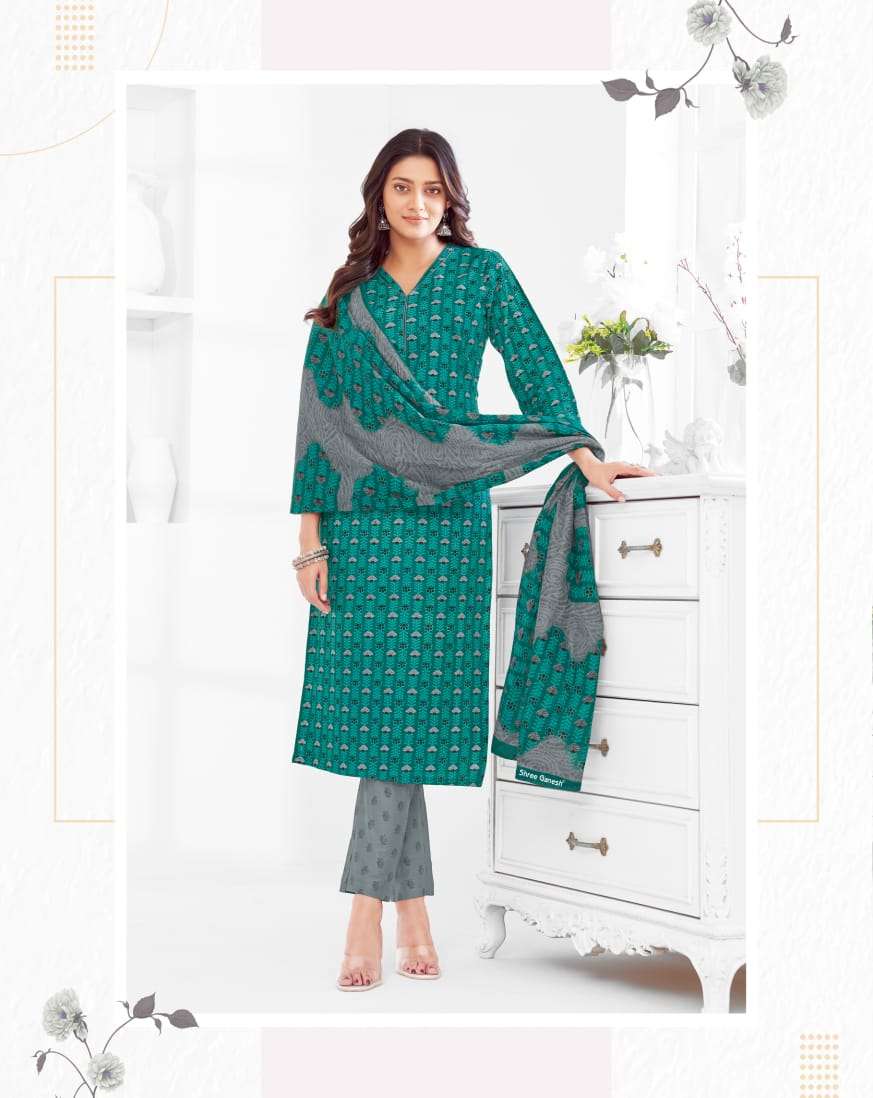 SHREE GANESH SAMAIYRA VOL 15 COTTON PRINTED SALWAR SUIT