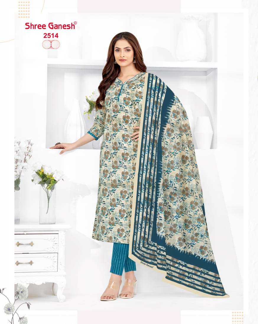 SHREE GANESH SAMAIYRA VOL 15 COTTON PRINTED SALWAR SUIT