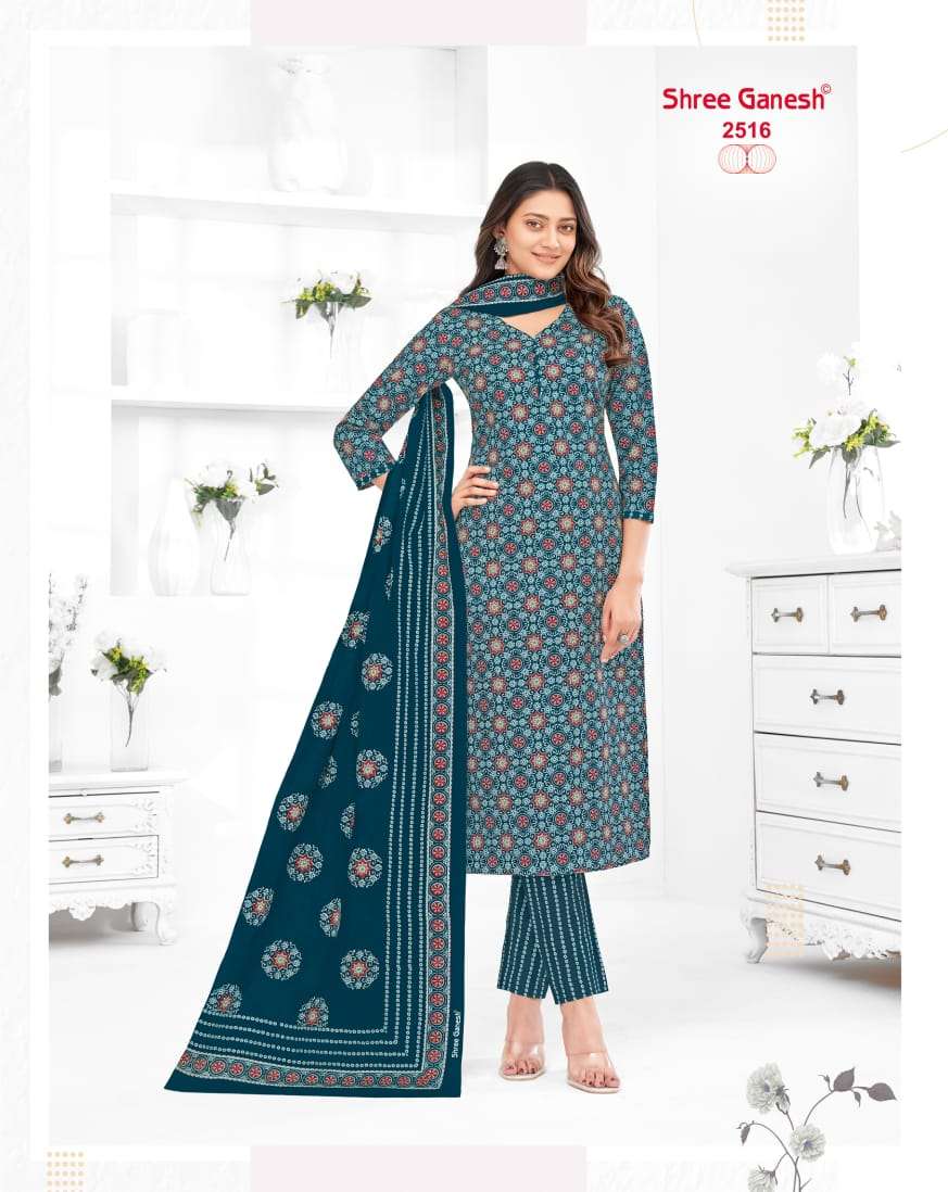 SHREE GANESH SAMAIYRA VOL 15 COTTON PRINTED SALWAR SUIT