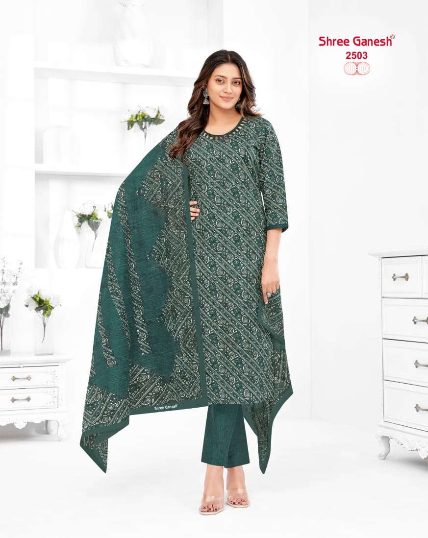 SHREE GANESH SAMAIYRA VOL 15 COTTON PRINTED SALWAR SUIT