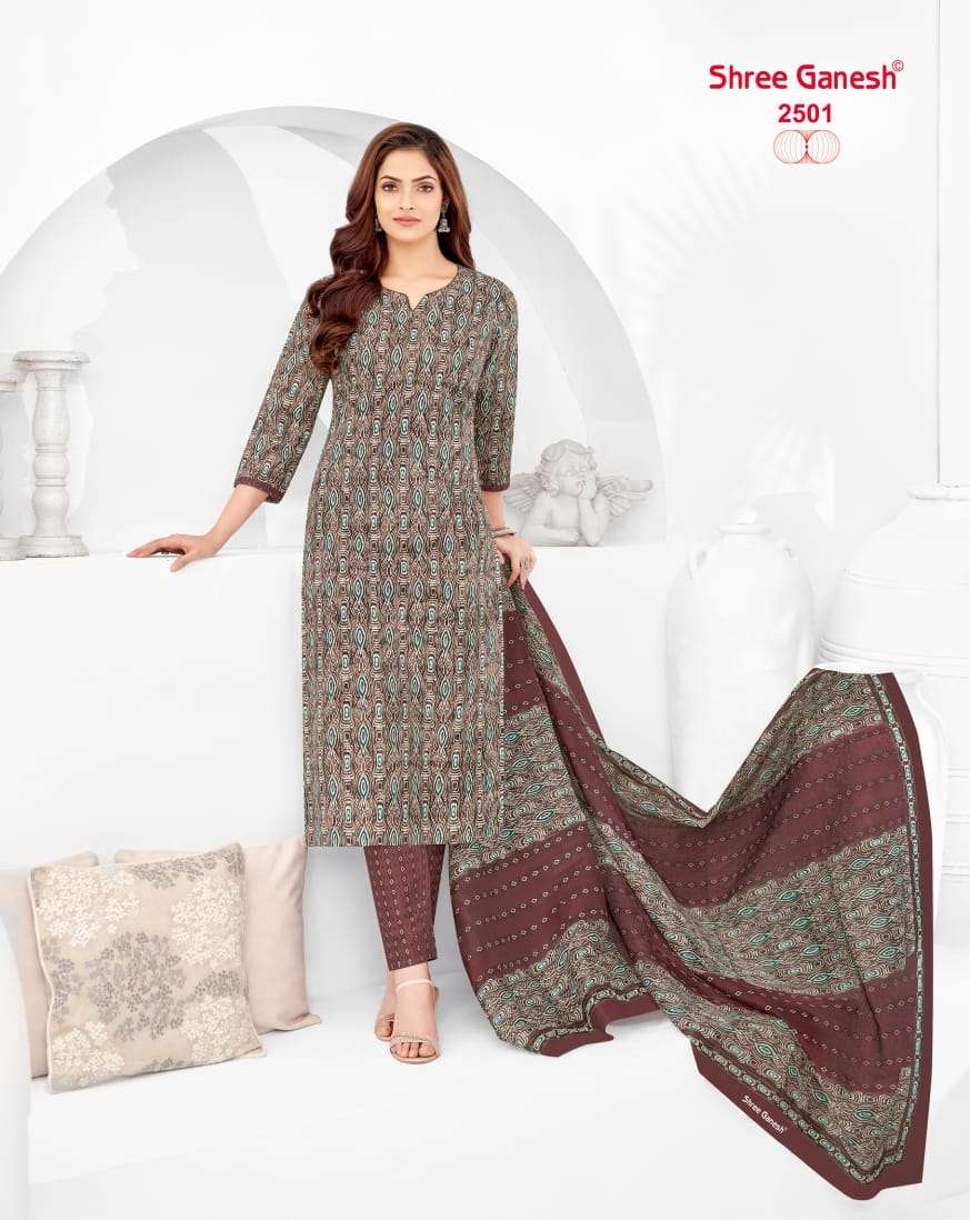 SHREE GANESH SAMAIYRA VOL 15 COTTON PRINTED SALWAR SUIT