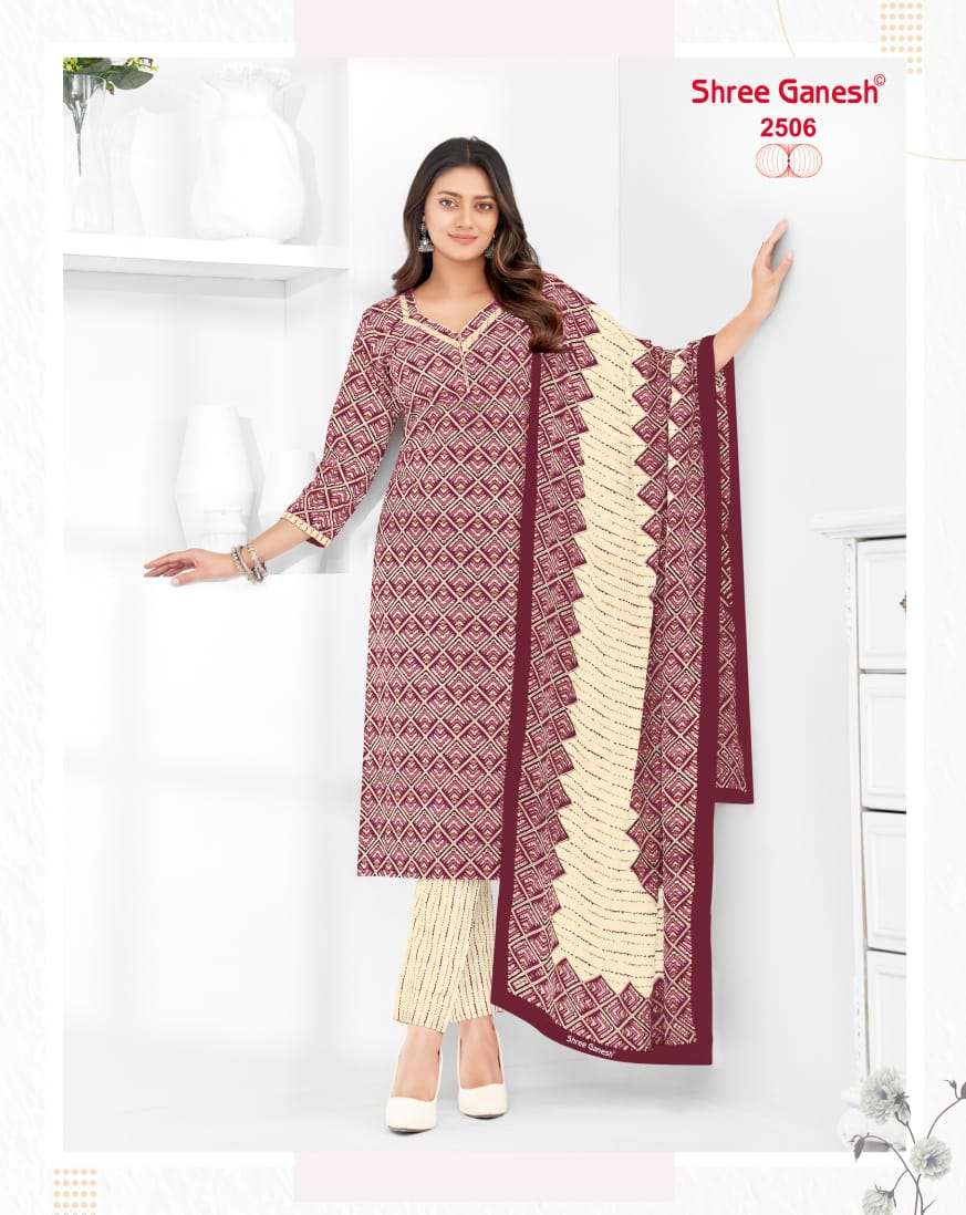 SHREE GANESH SAMAIYRA VOL 15 COTTON PRINTED SALWAR SUIT