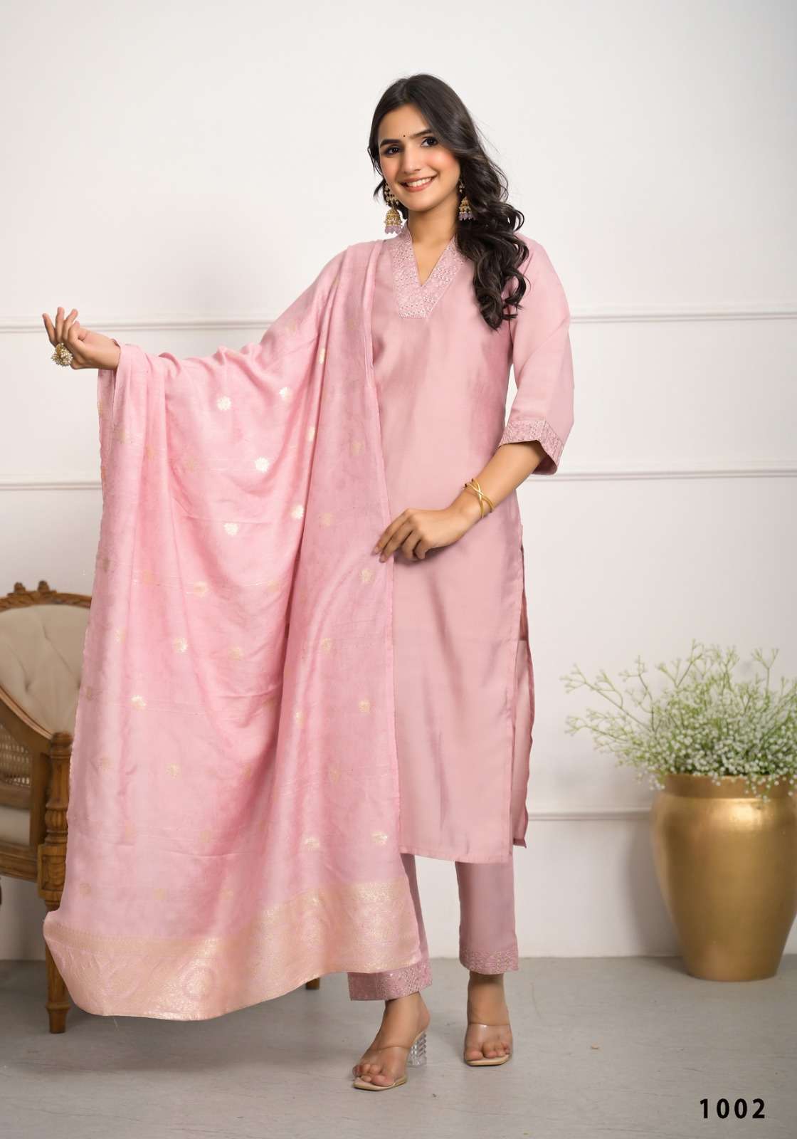 TRADITIONAL ELEGANCE NISHA VISCOSE DESIGNER FANCY LADIES SUIT